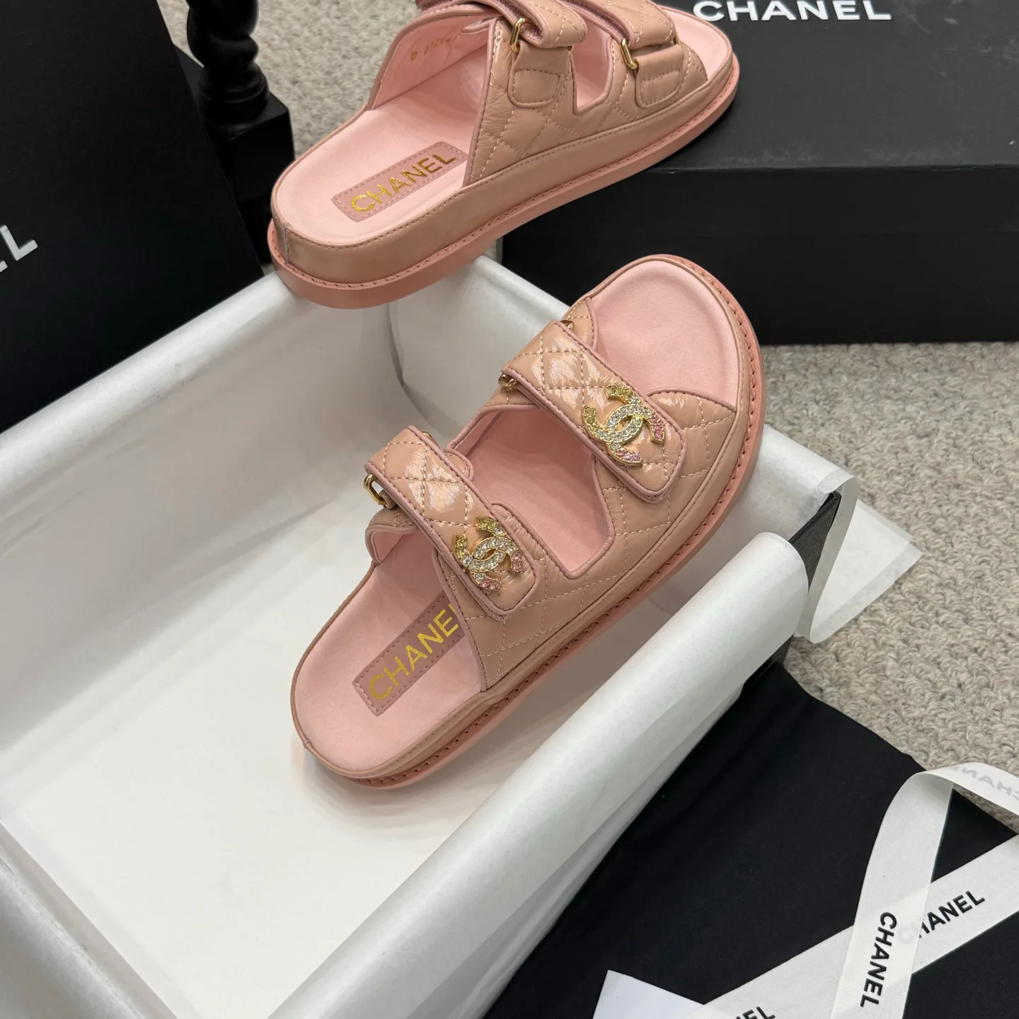 Шлепанцы Женские Chanel 29039