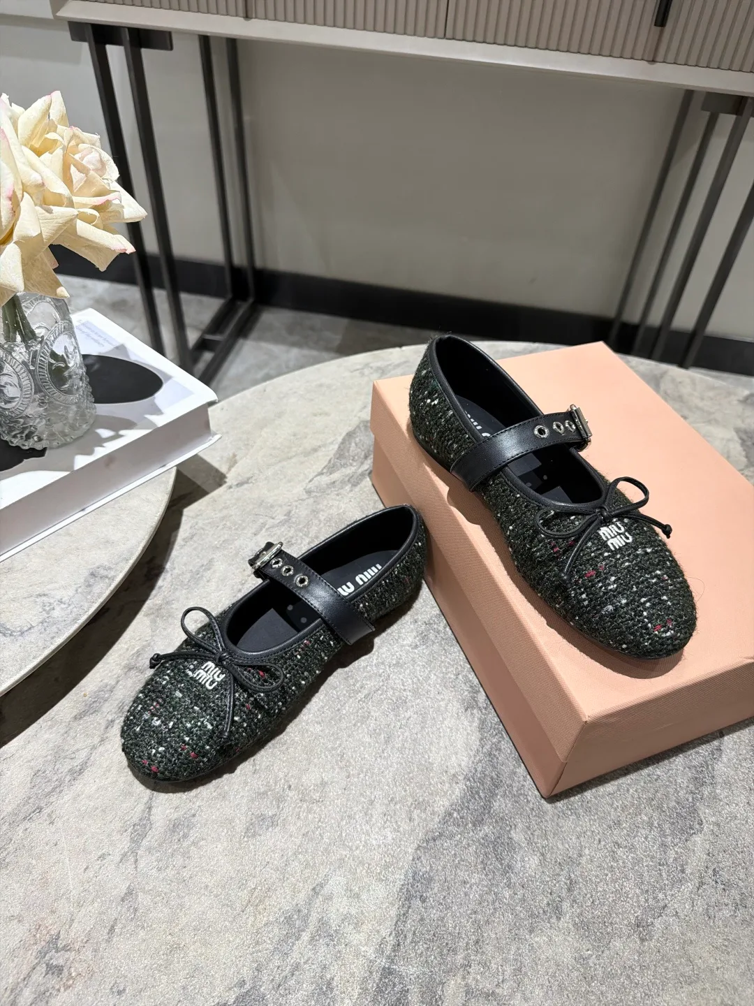 Балетки Женские Miu Miu 18549141