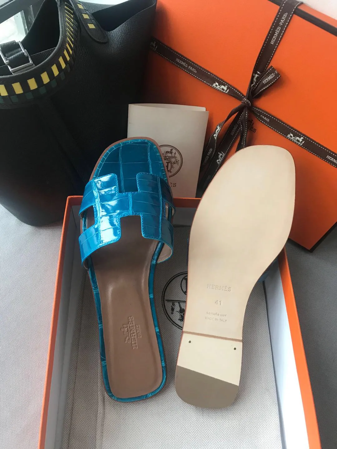 Шлепанцы Женские Hermes 3967587