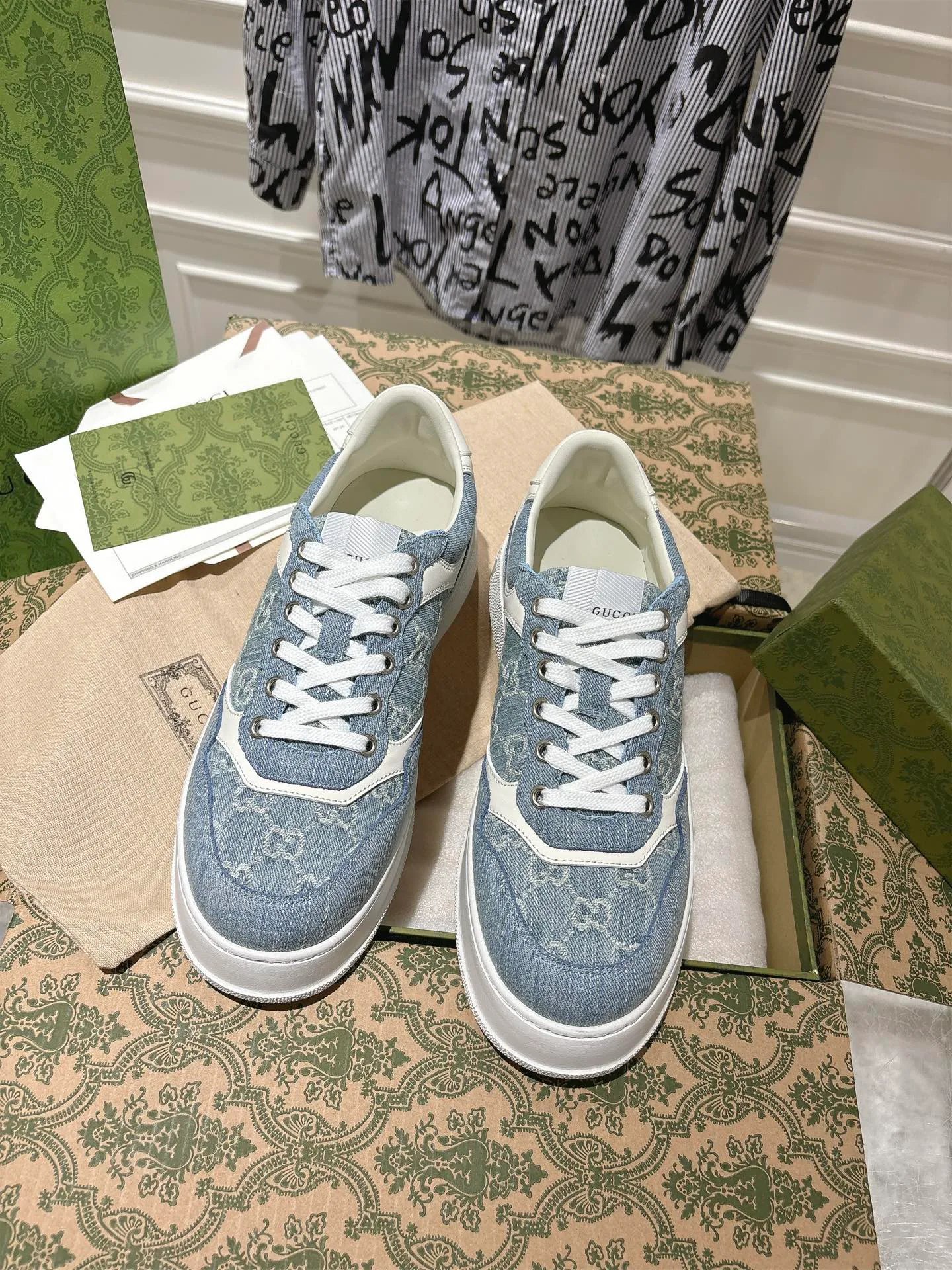 Кеды Женские Gucci 354735