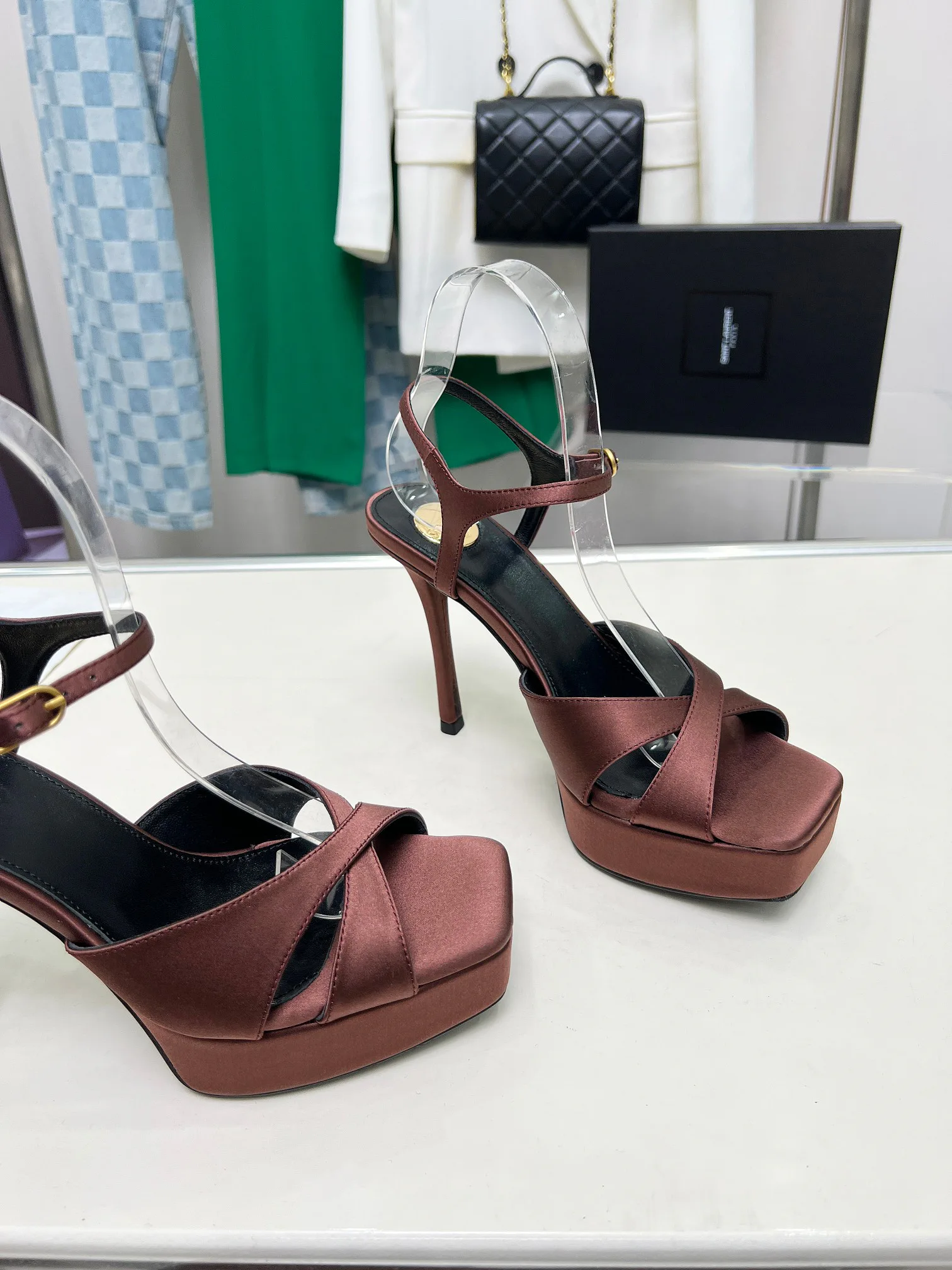 Босоножки Женские Saint Laurent 262238