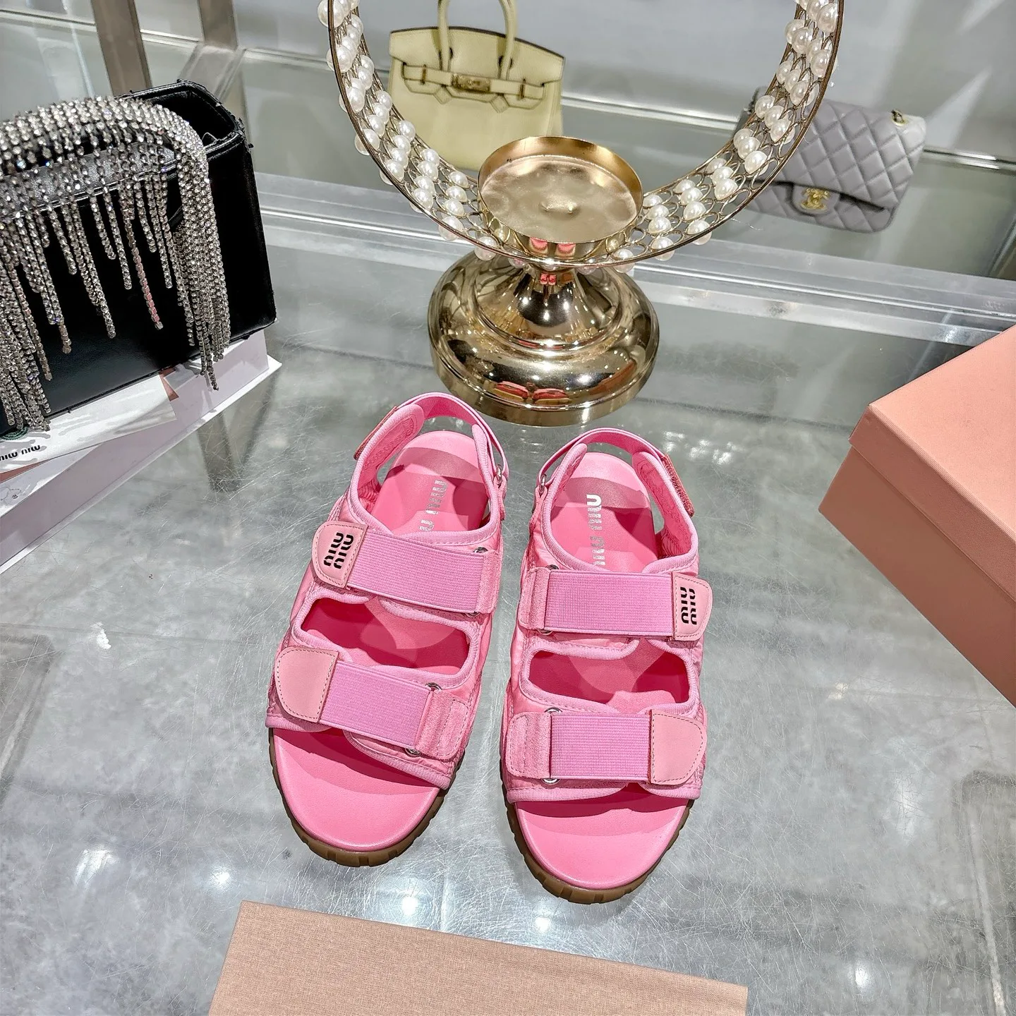 Сандалии Женские Miu Miu 11343182
