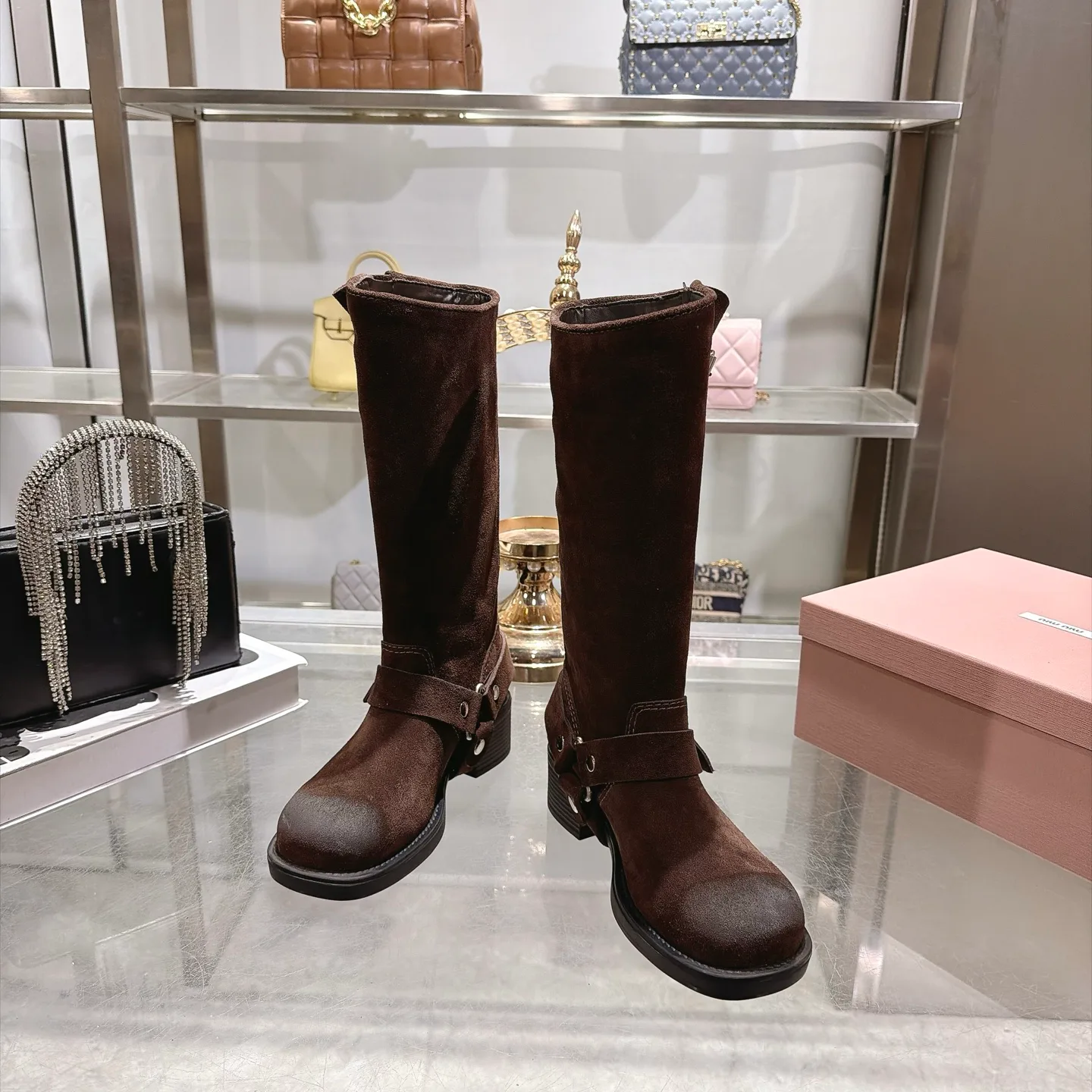 Сапоги Женские Miu Miu 19290618