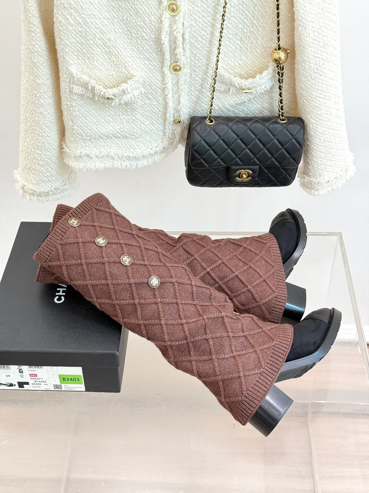 Сапоги Женские Chanel 348855