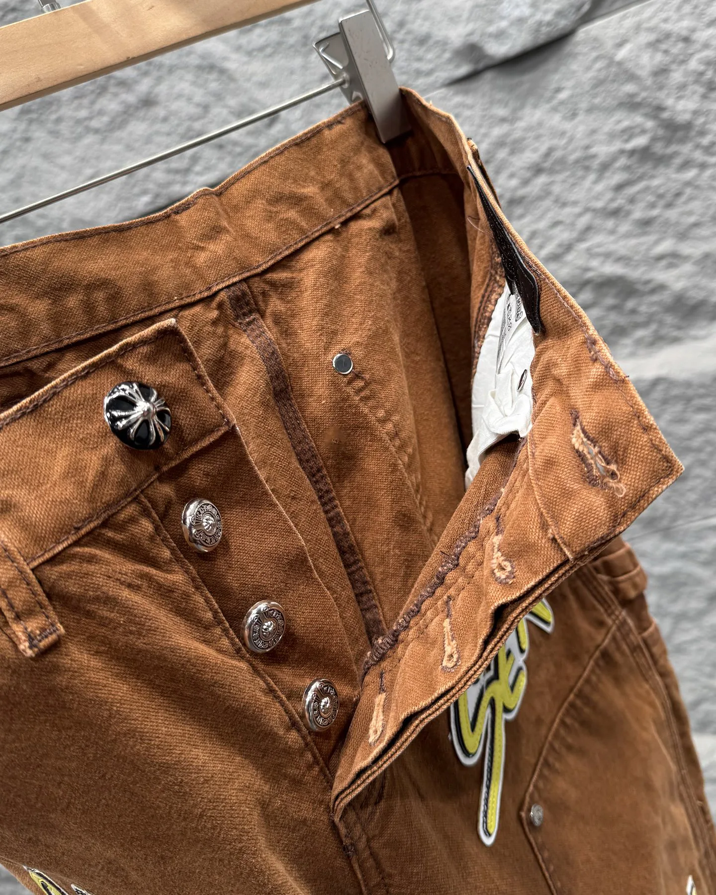 Джинсы Женские Chrome Hearts 214234