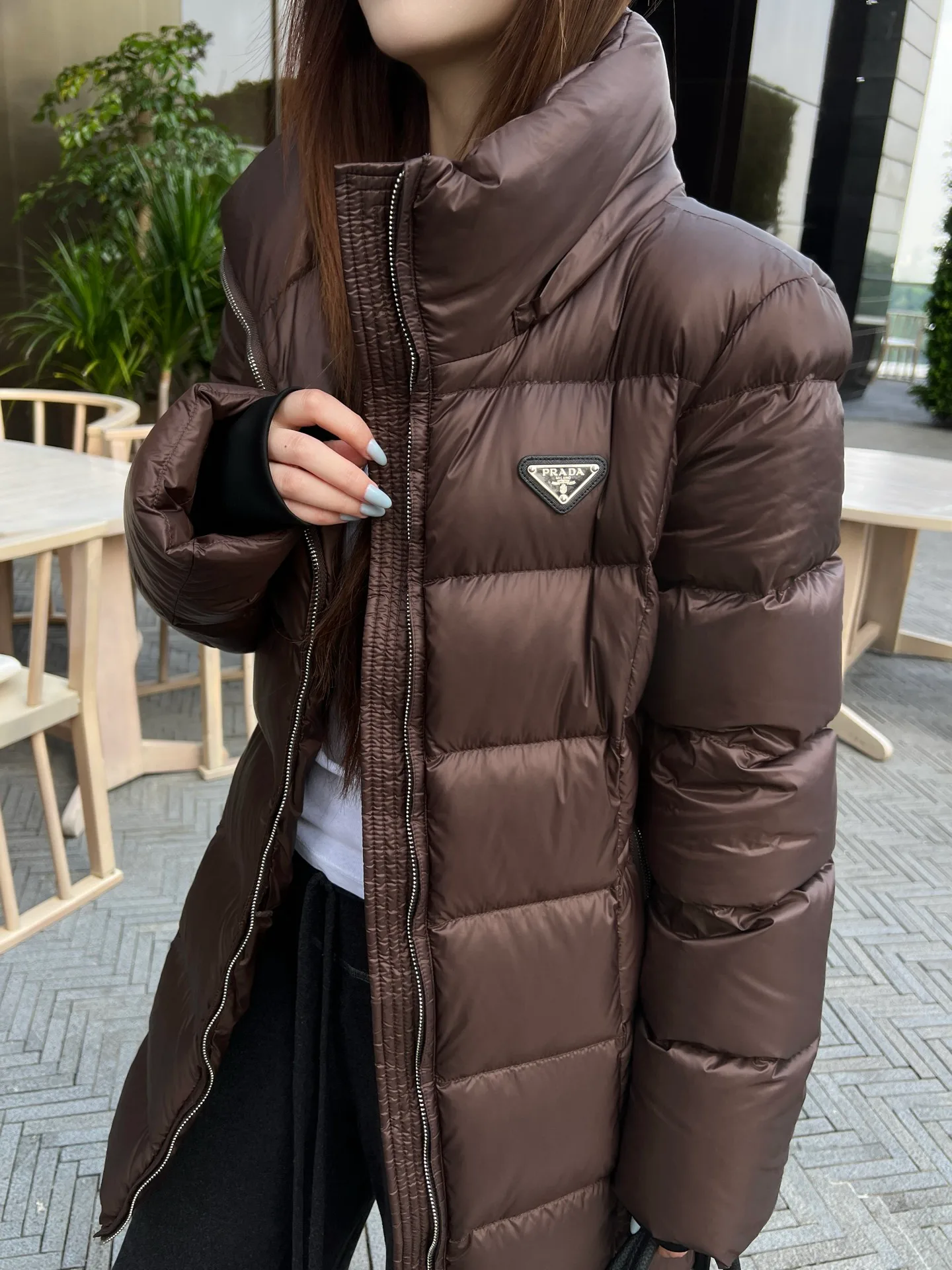 Куртки И Пуховики Женские Prada 18576958