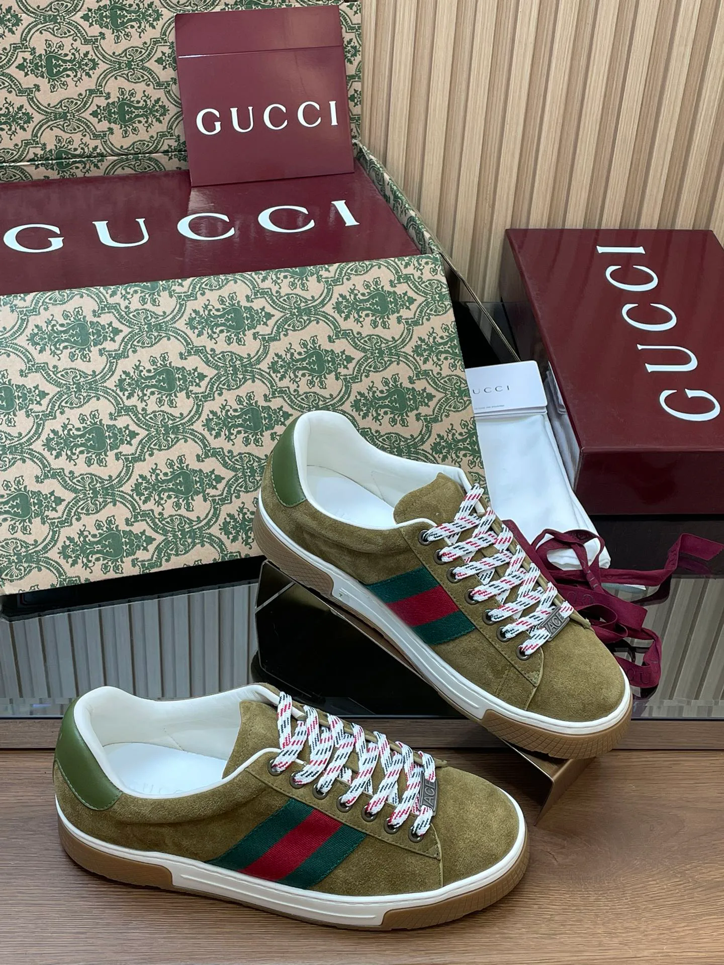 Кроссовки Мужские Gucci 3443598