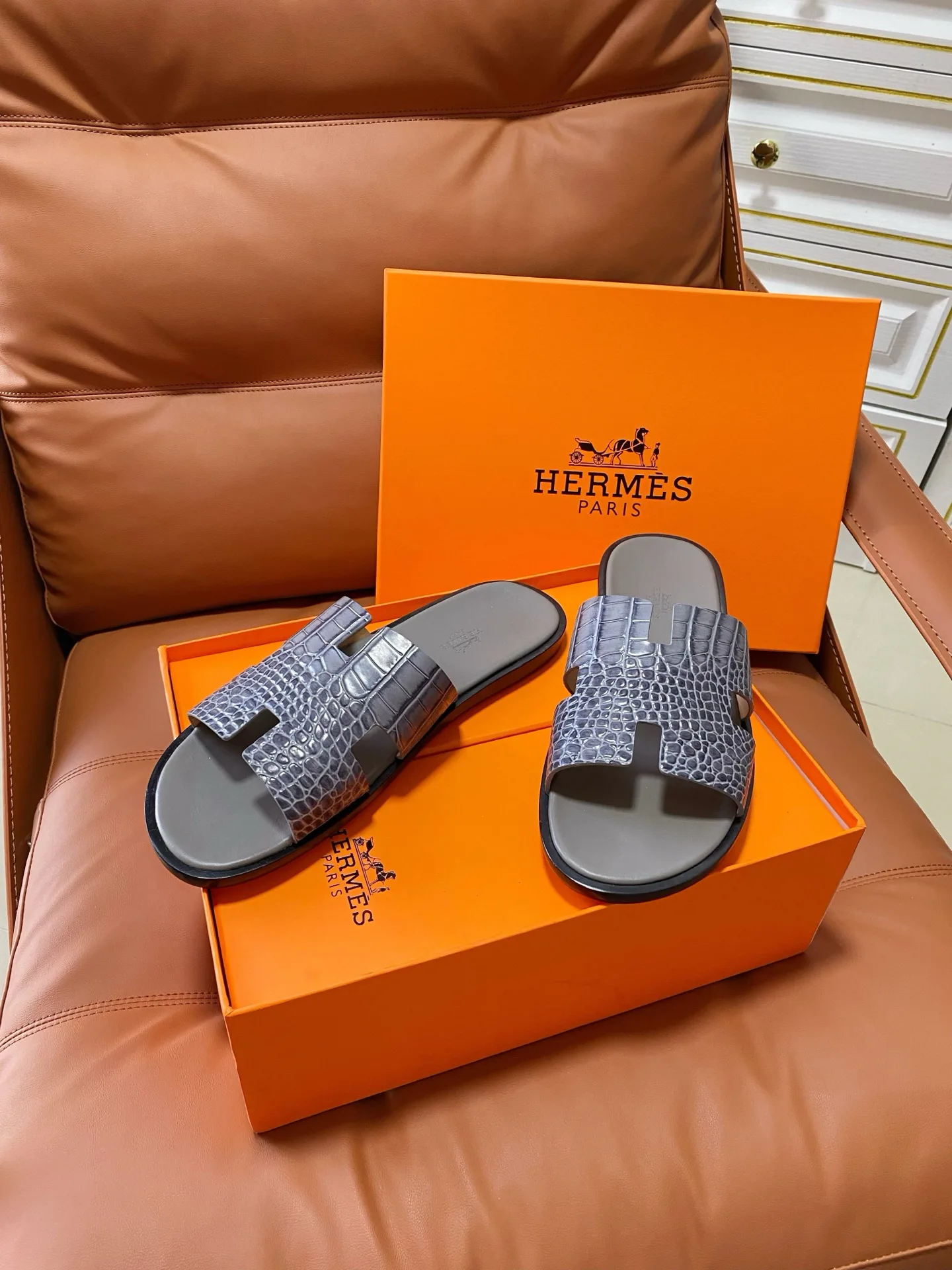 Шлепанцы Мужские Hermes 11508149