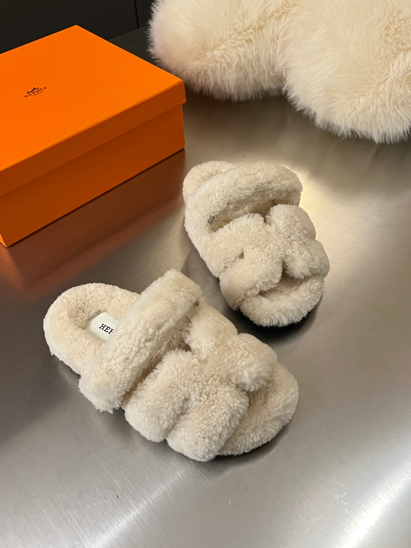 Тапочки Женские Hermes 17957237