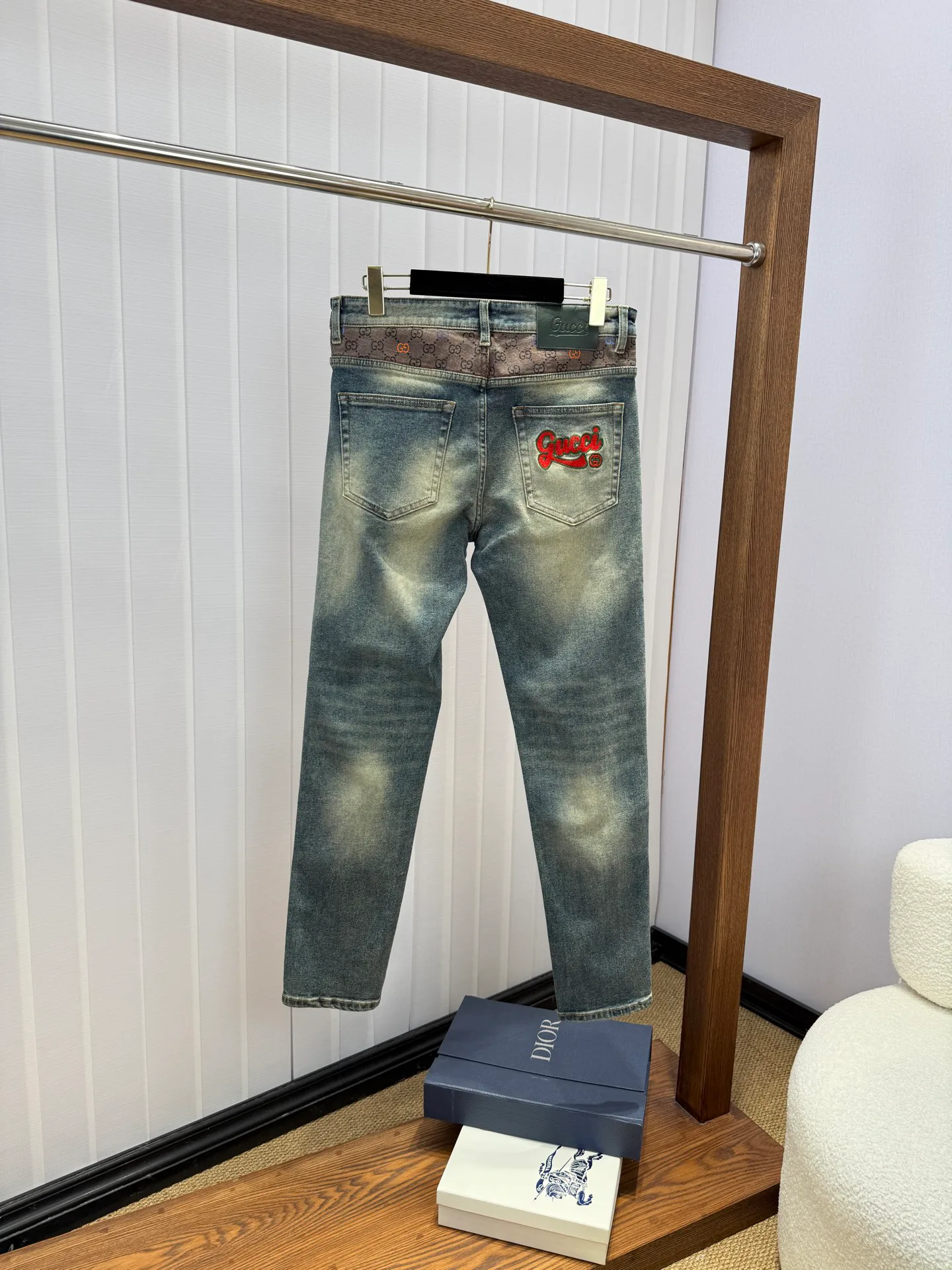 Джинсы Мужские Gucci 18029762
