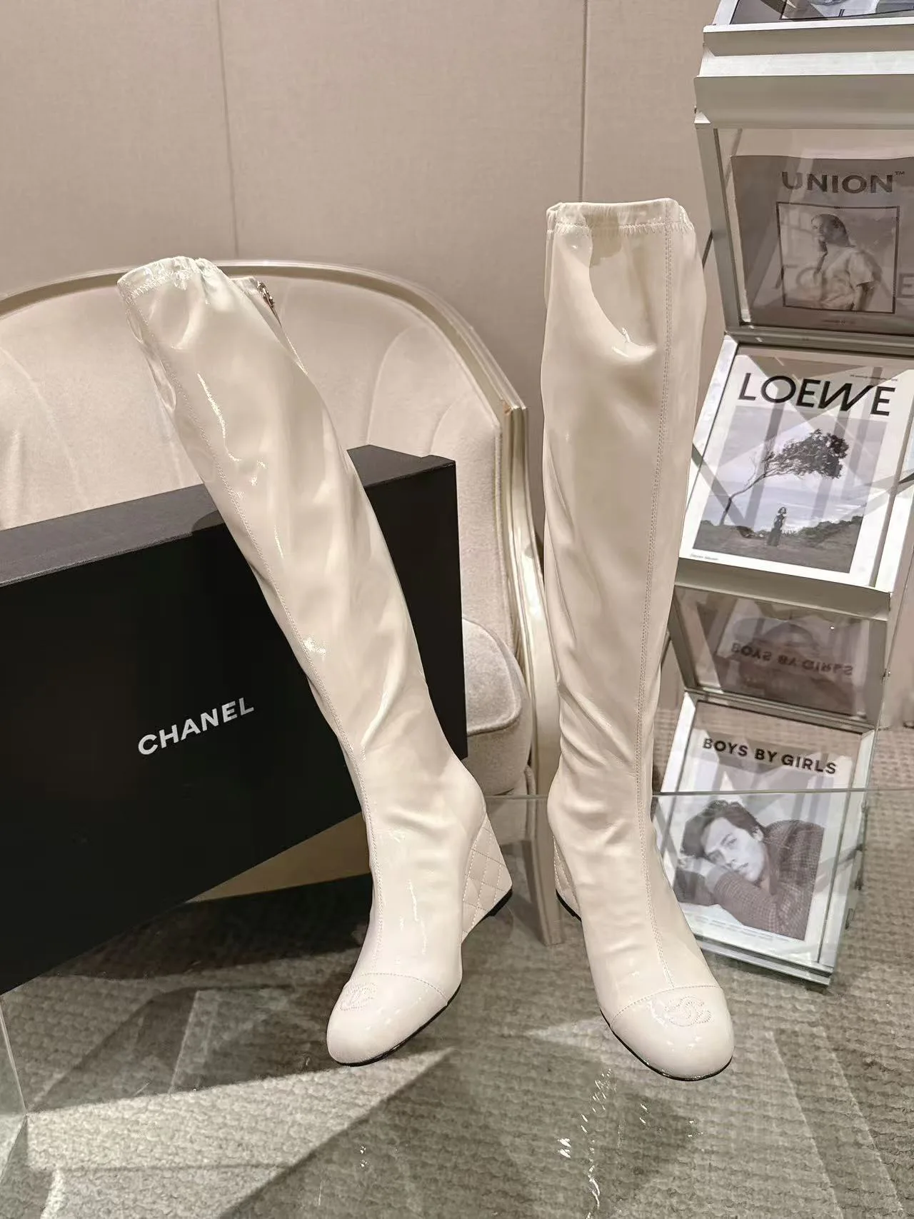 Сапоги Женские Chanel 618814