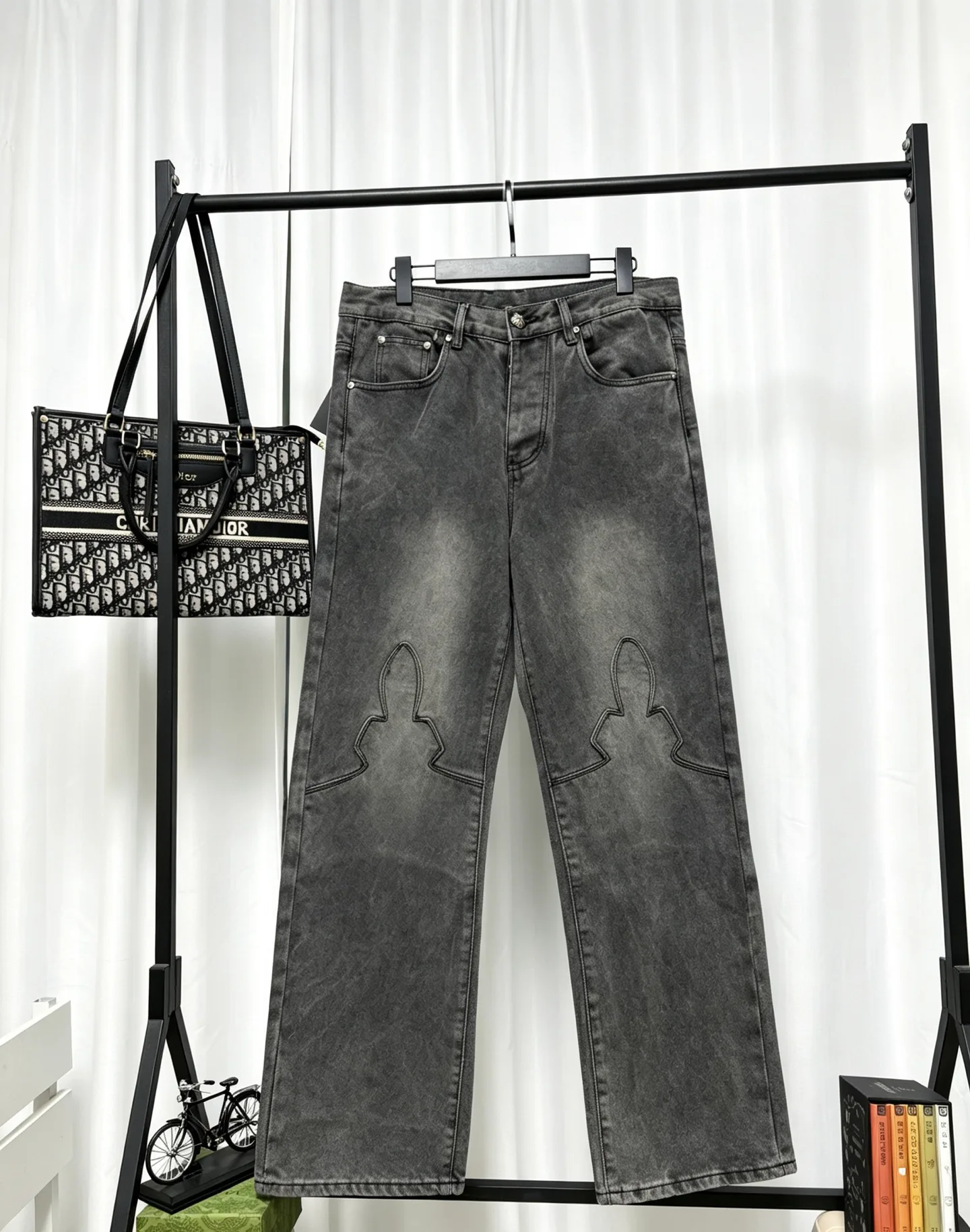 Джинсы Мужские Chrome Hearts 18303113