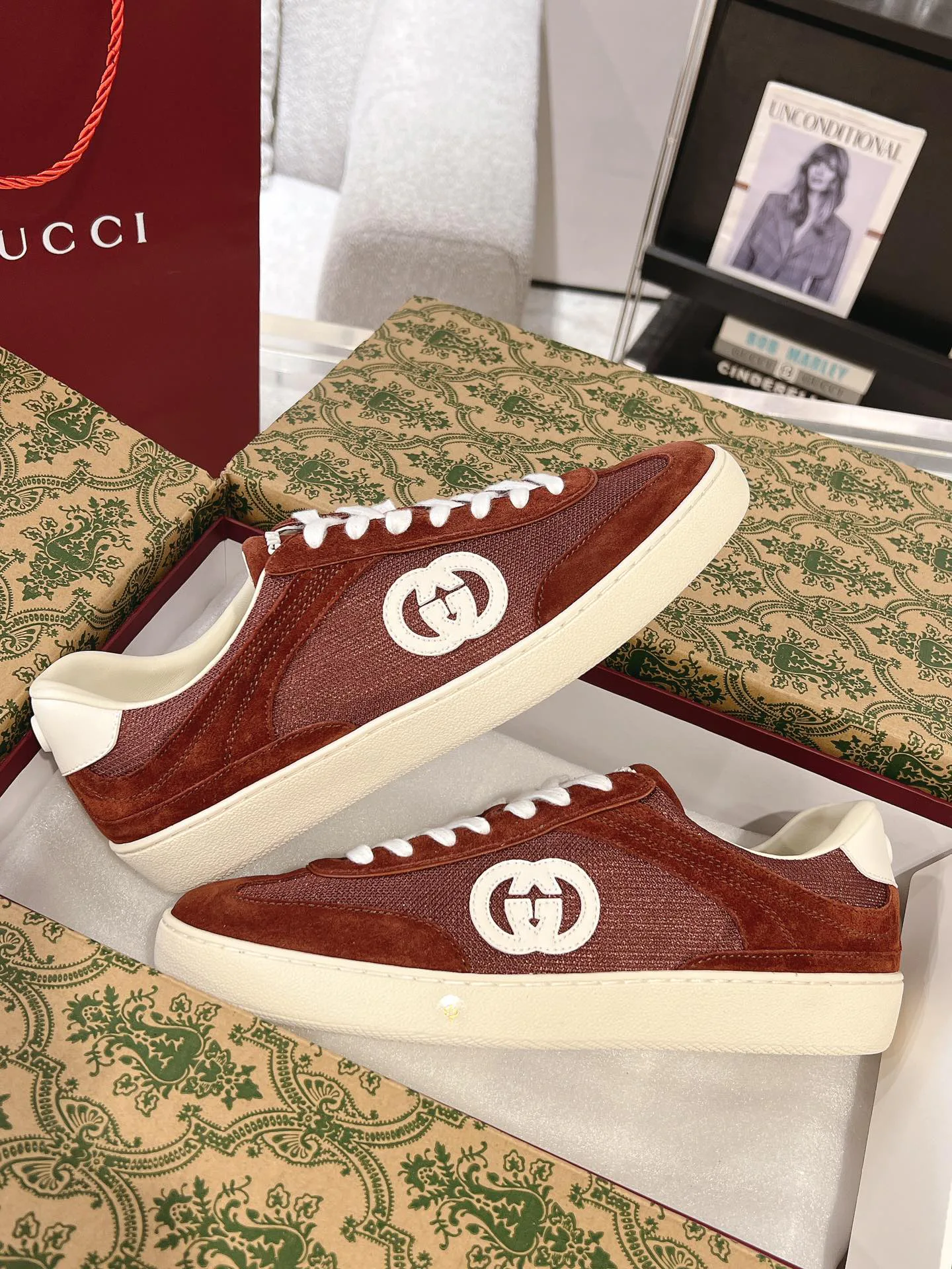 Кеды Женские Gucci 6214