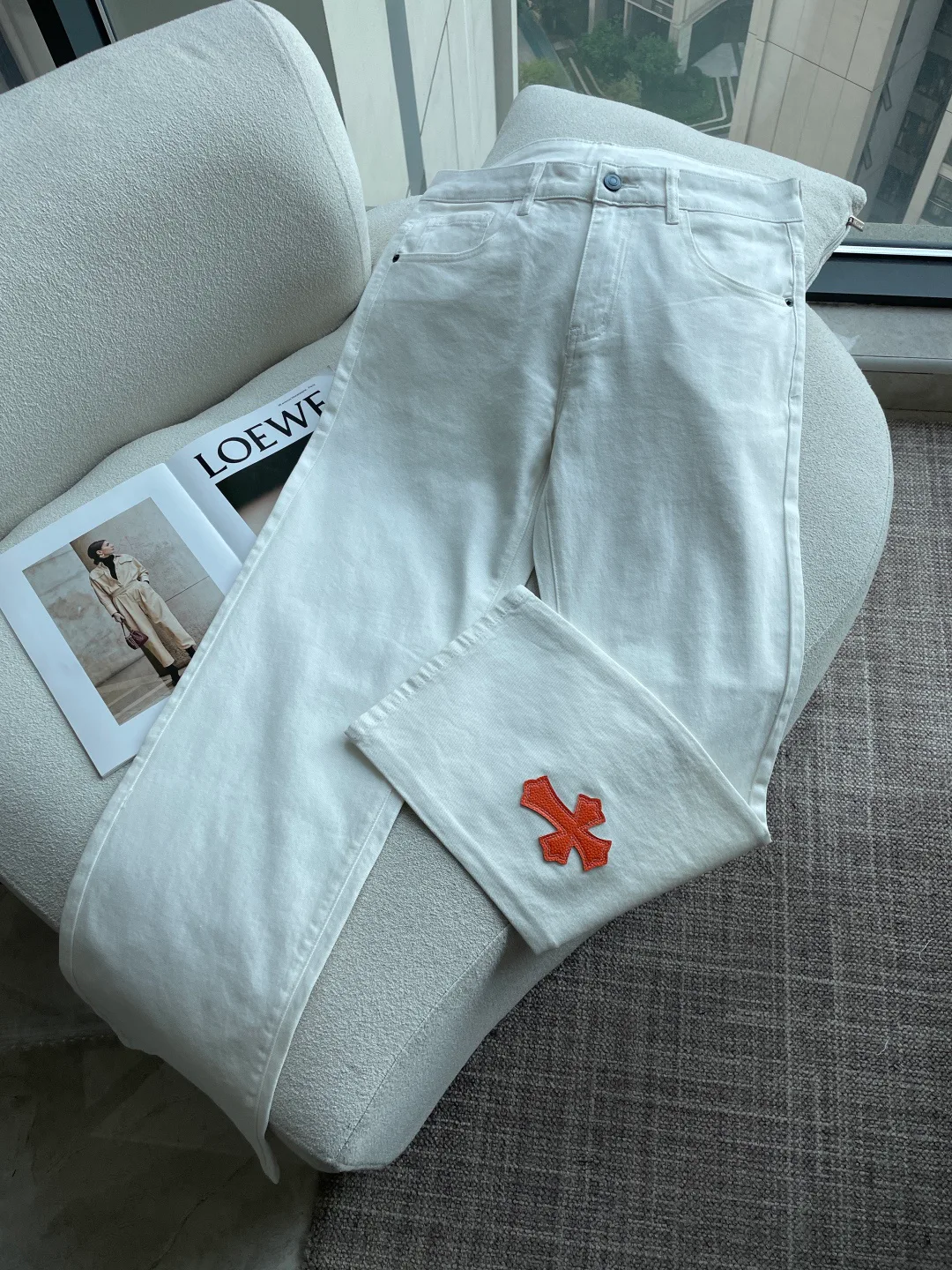 Джинсы Женские Chrome Hearts 13169912