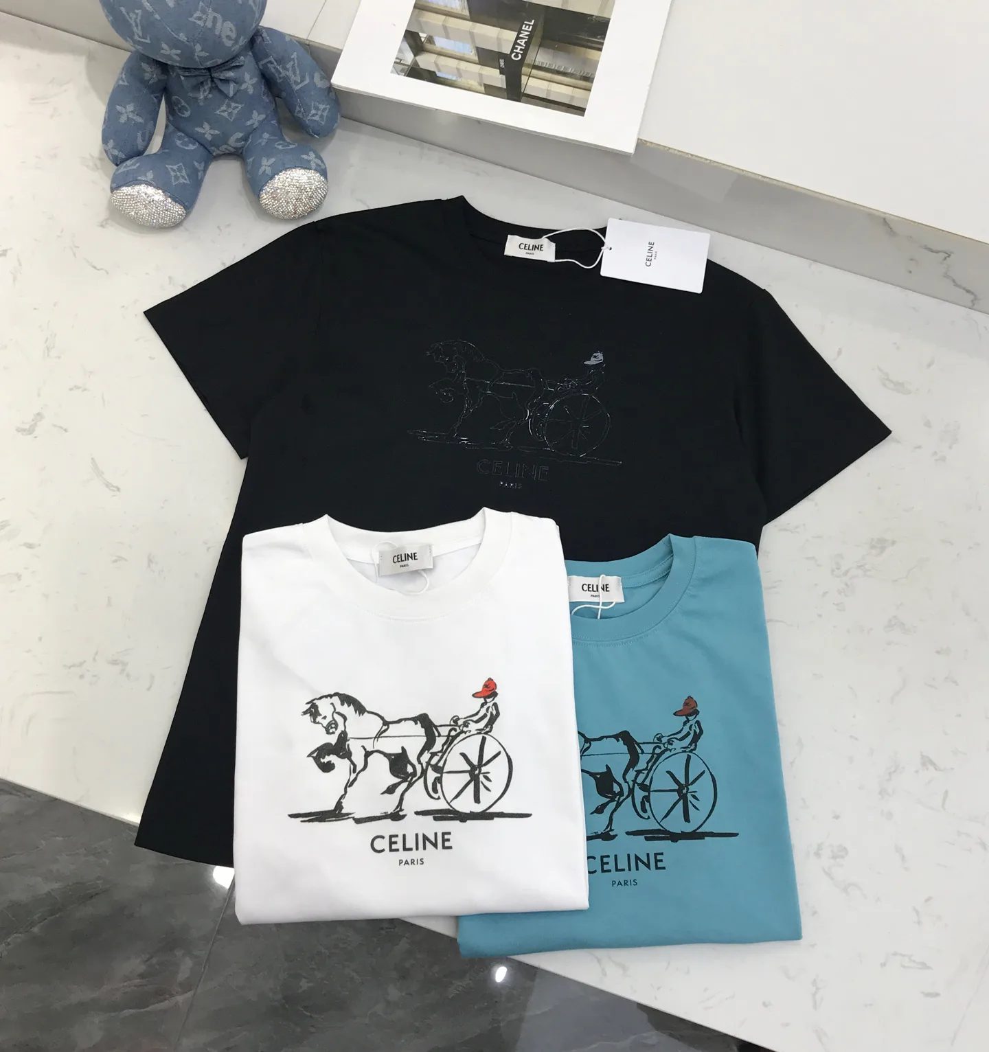 Футболки Женские Celine 9826749