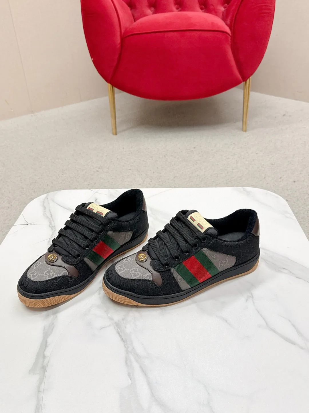 Кеды Женские Gucci 4784292