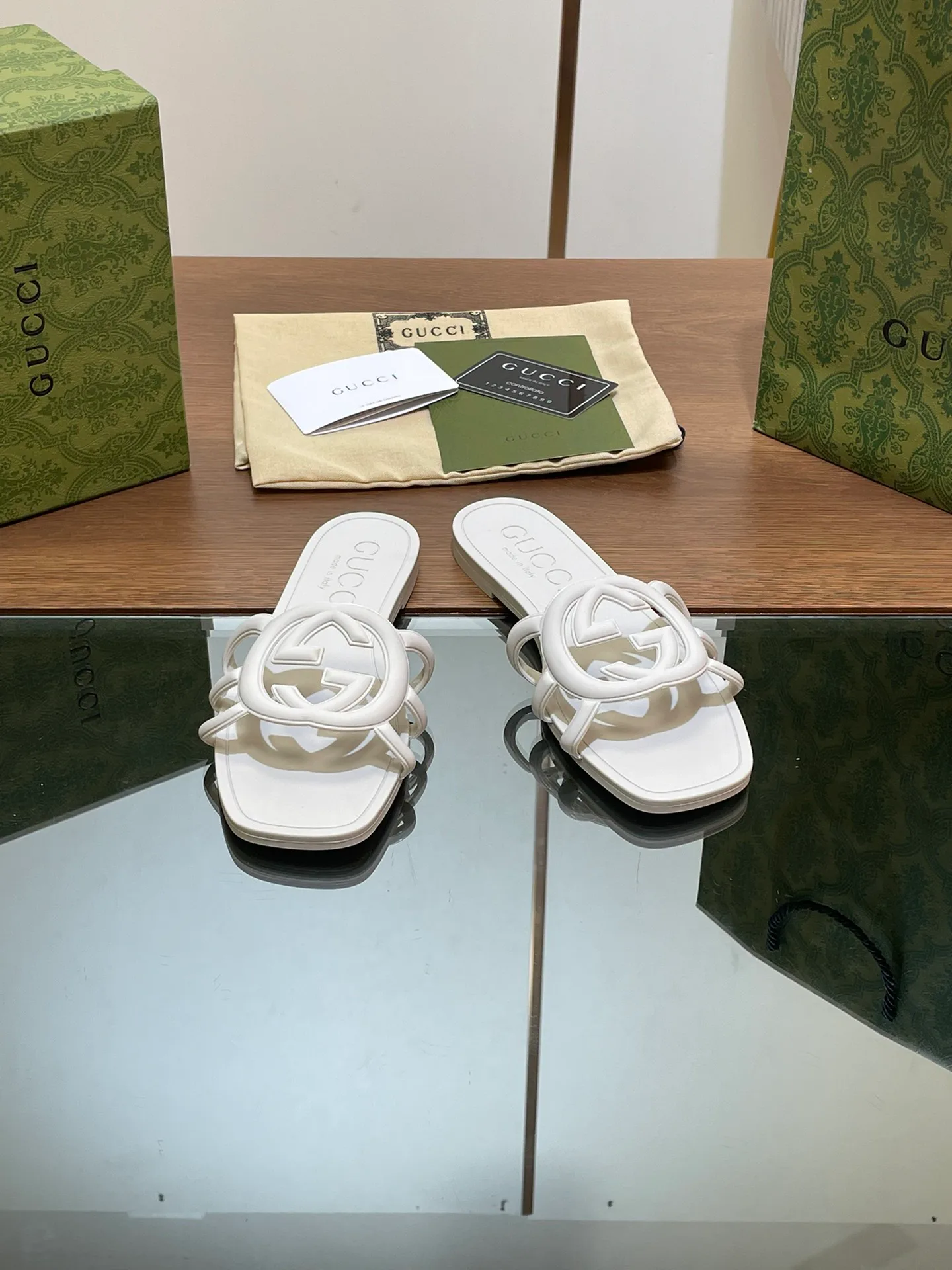 Шлепанцы Женские Gucci 15267