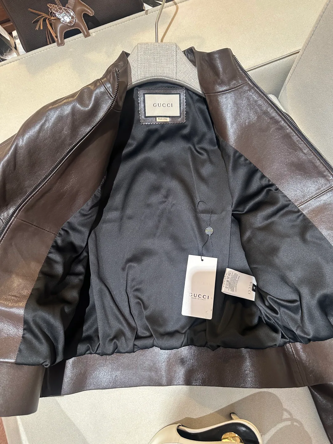 Кожаные Куртки И Дублёнки Женские Gucci 17214496