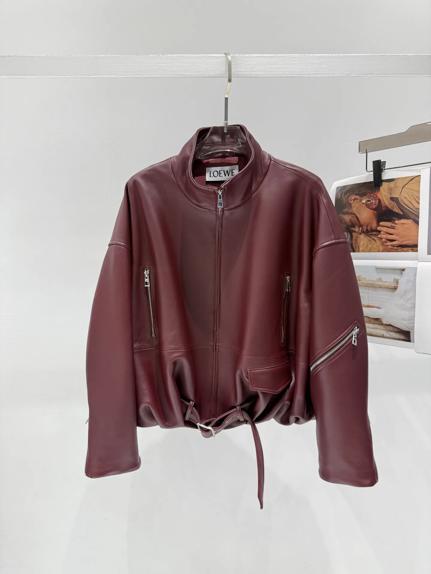 Кожаные Куртки И Дублёнки Женские Loewe 11868479