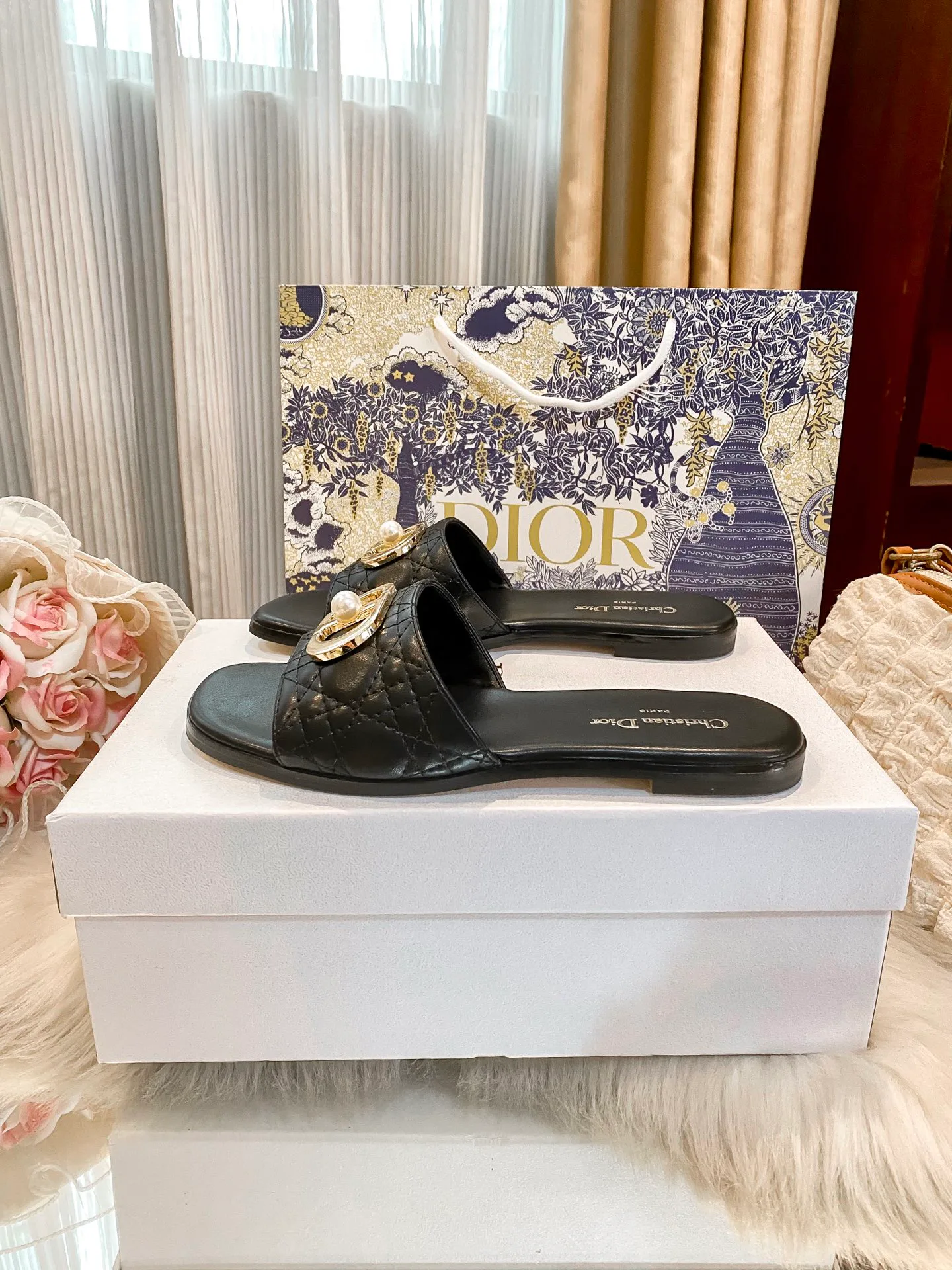 Шлепанцы Женские Christian Dior 12208673
