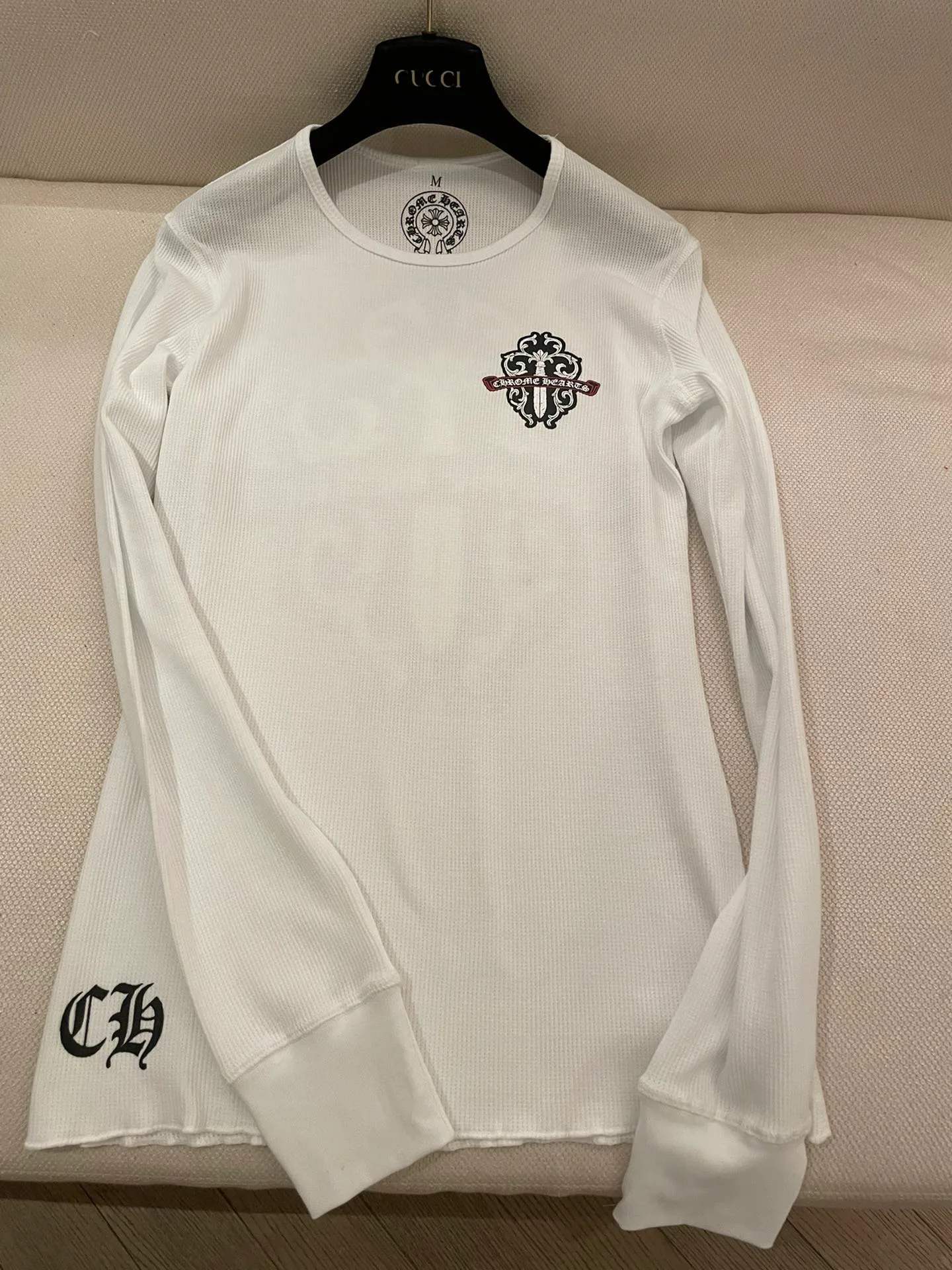 Лонгсливы Женские Chrome Hearts 4876991