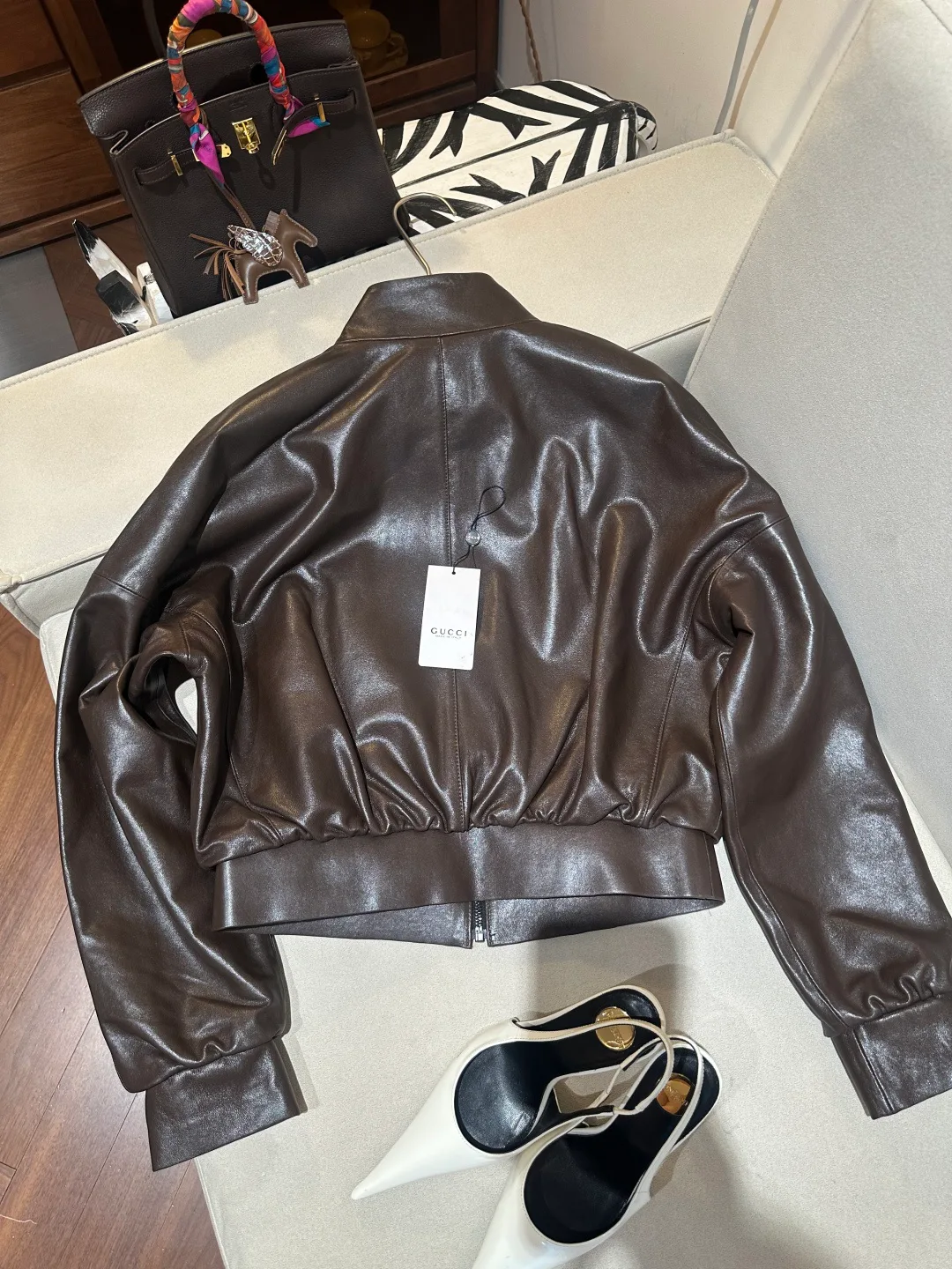 Кожаные Куртки И Дублёнки Женские Gucci 17214496