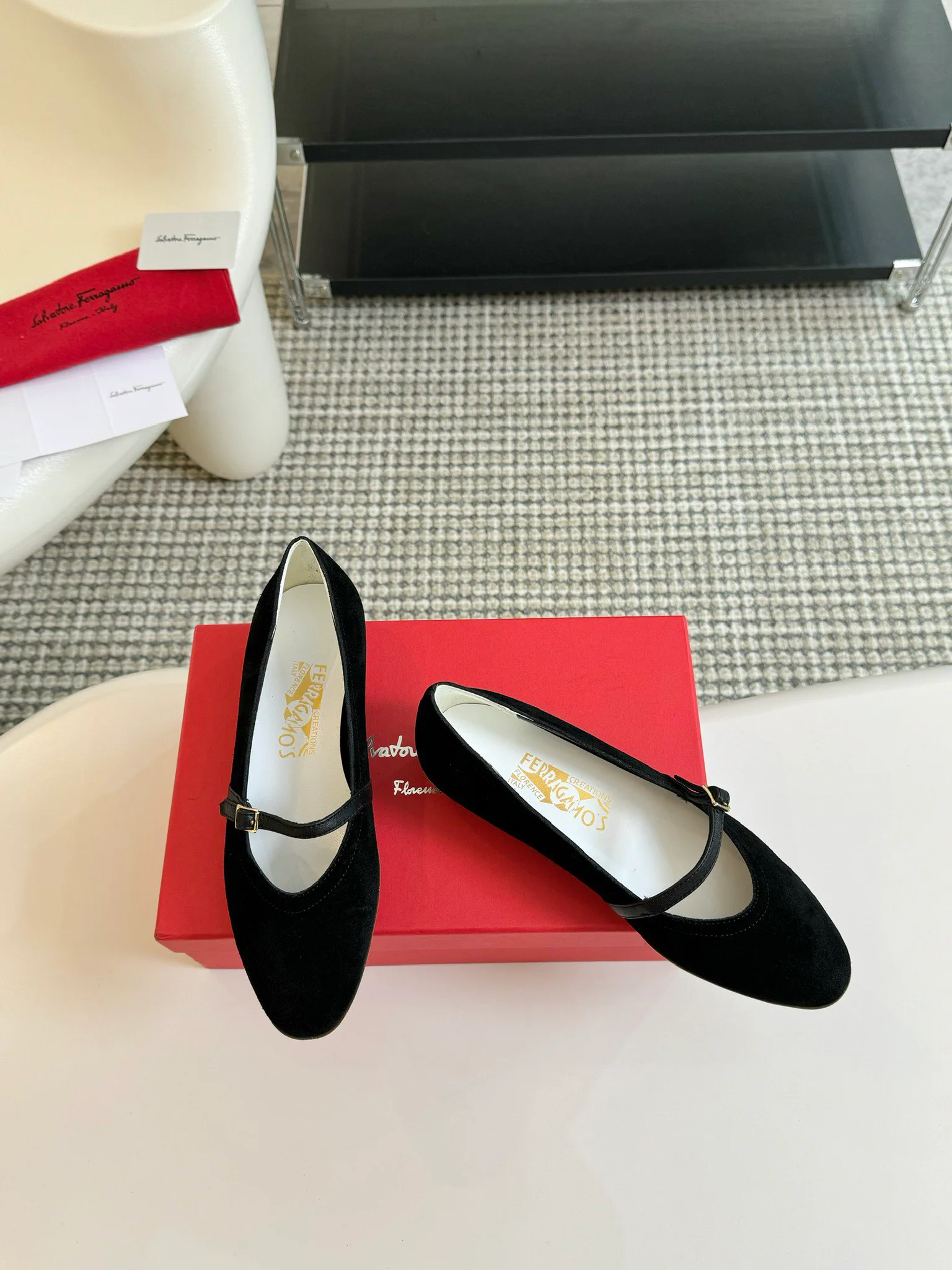 Балетки Женские Salvatore Ferragamo 579295