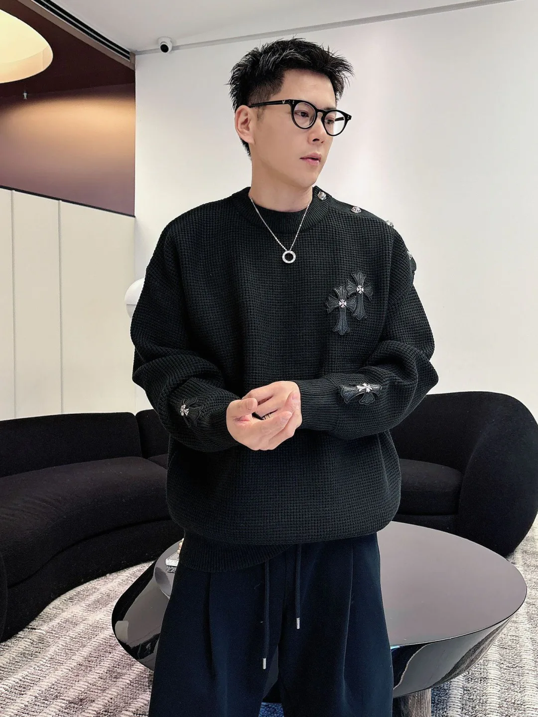 Джемперы И Свитеры Мужские Chrome Hearts 1297322