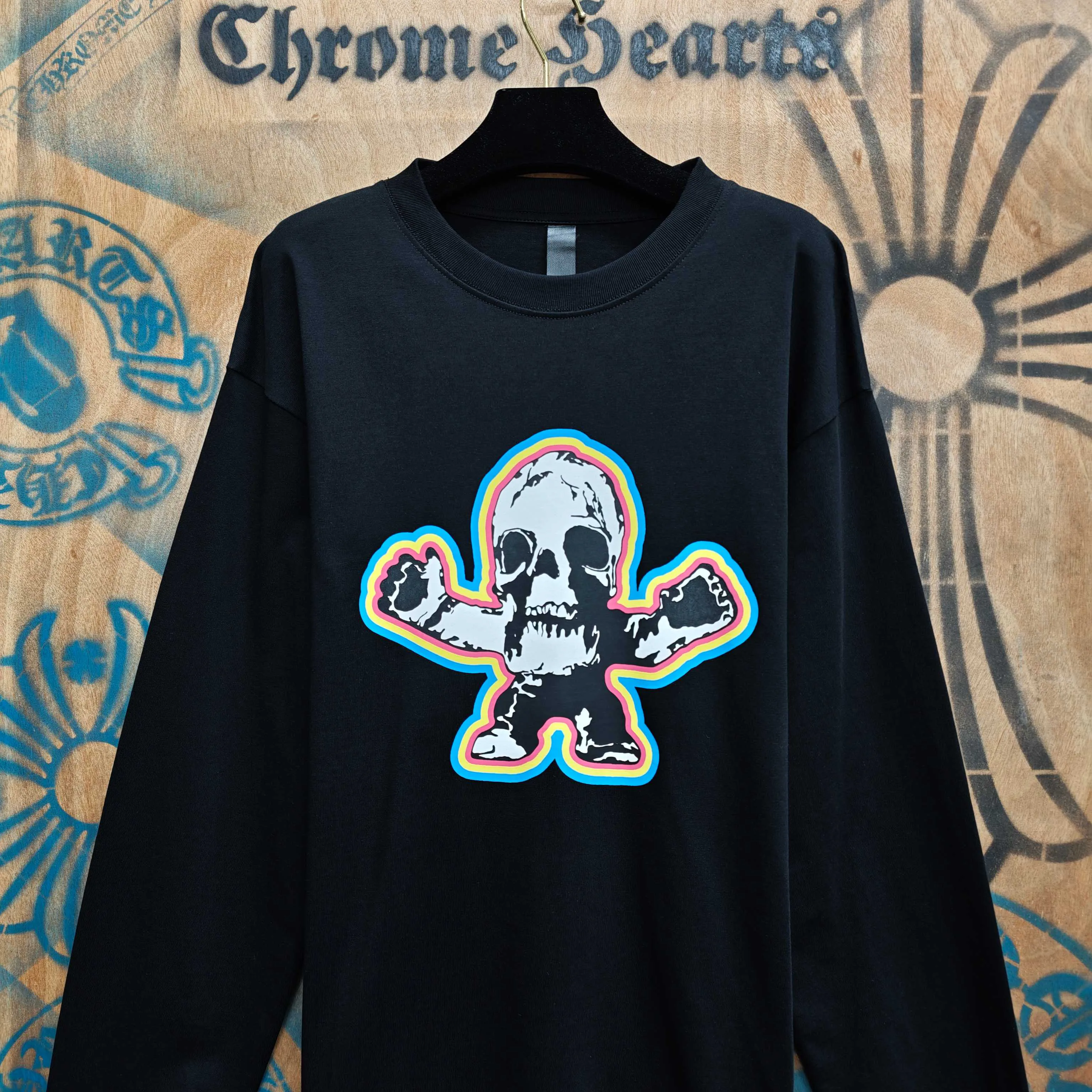Лонгсливы Мужские Chrome Hearts 11808775