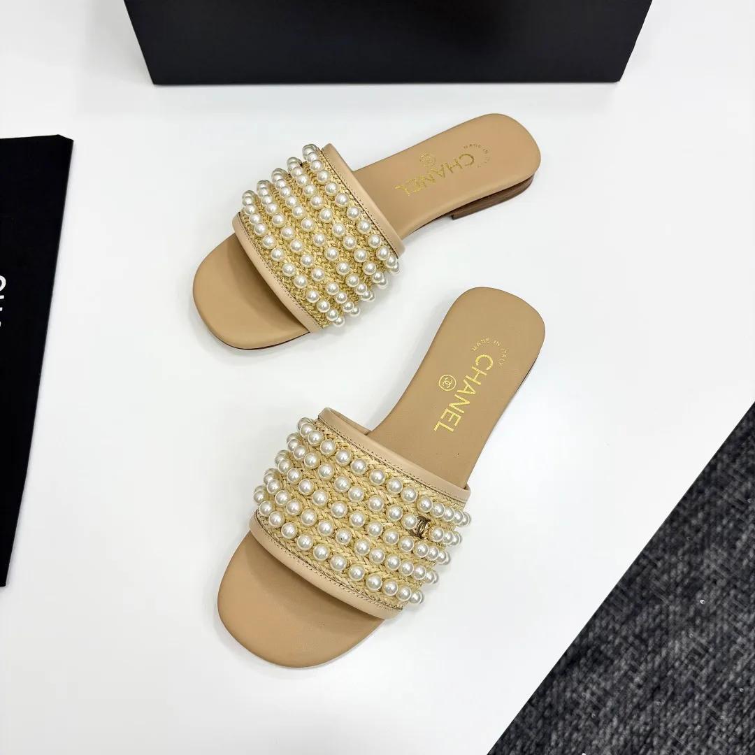 Шлепанцы Женские Chanel 14351