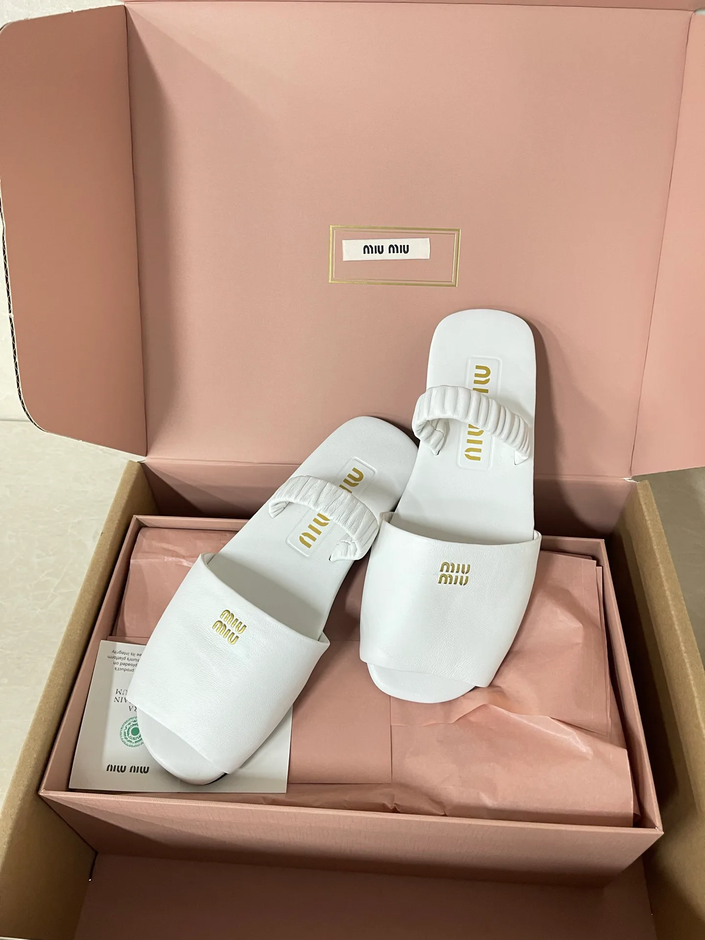 Шлепанцы Женские Miu Miu 31039