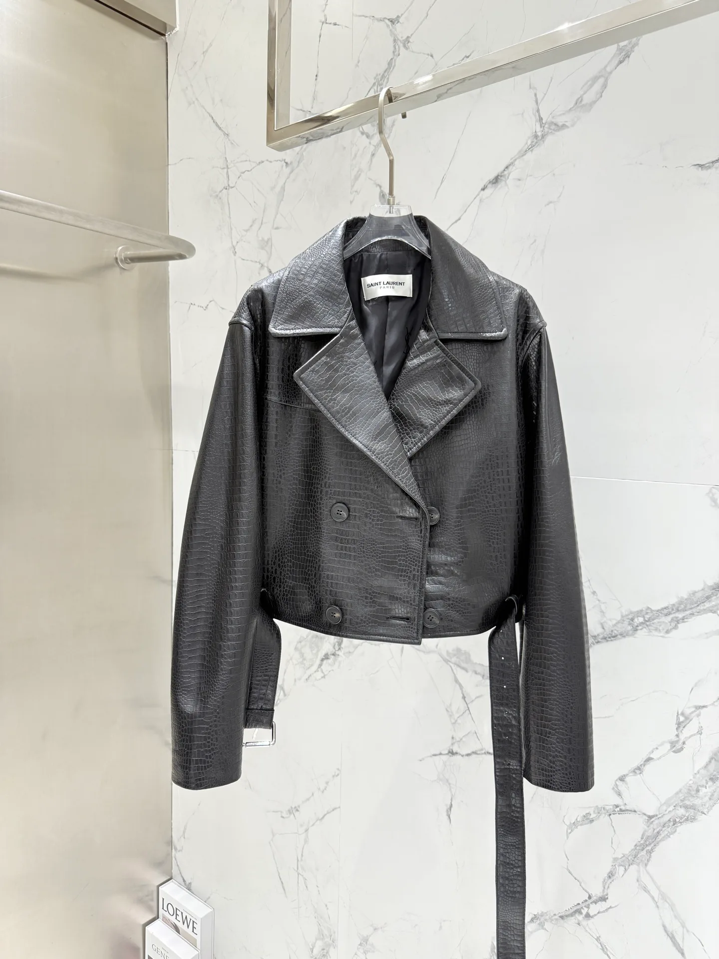 Кожаные Куртки И Дублёнки Женские Saint Laurent 18151068