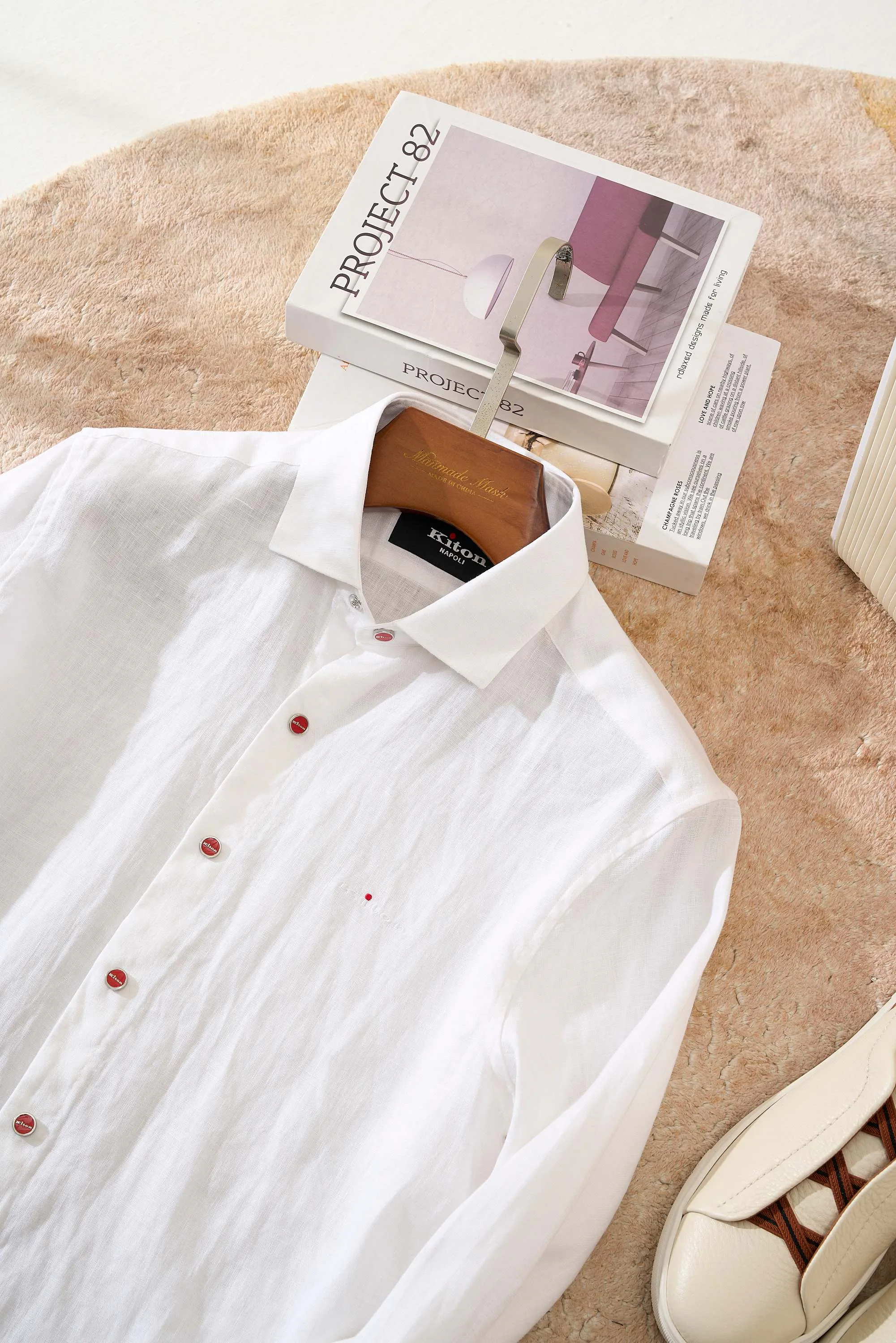 Рубашки Мужские Kiton 18509991