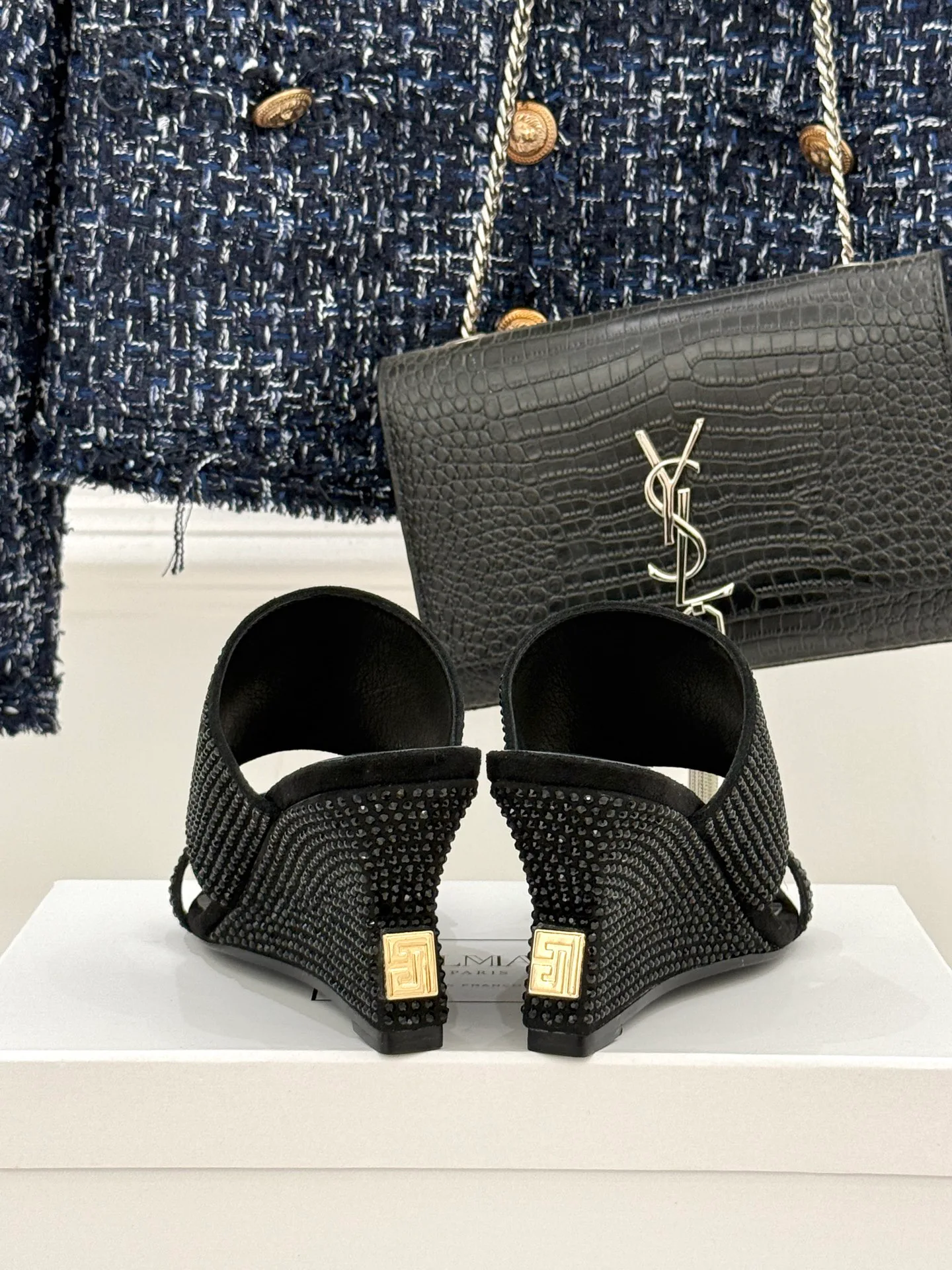 Босоножки Женские Balmain 1681561