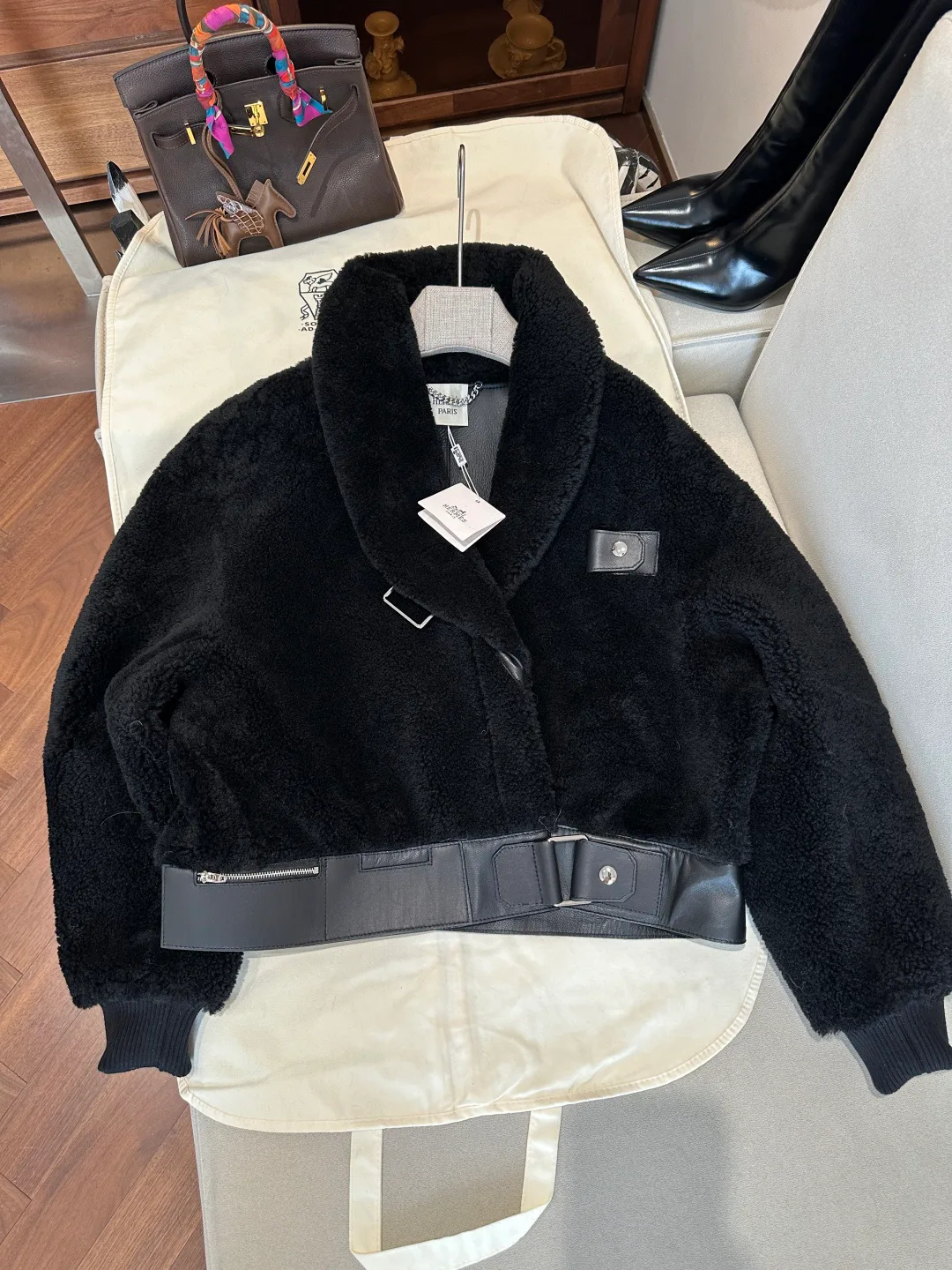 Кожаные Куртки И Дублёнки Женские Hermes 20098279