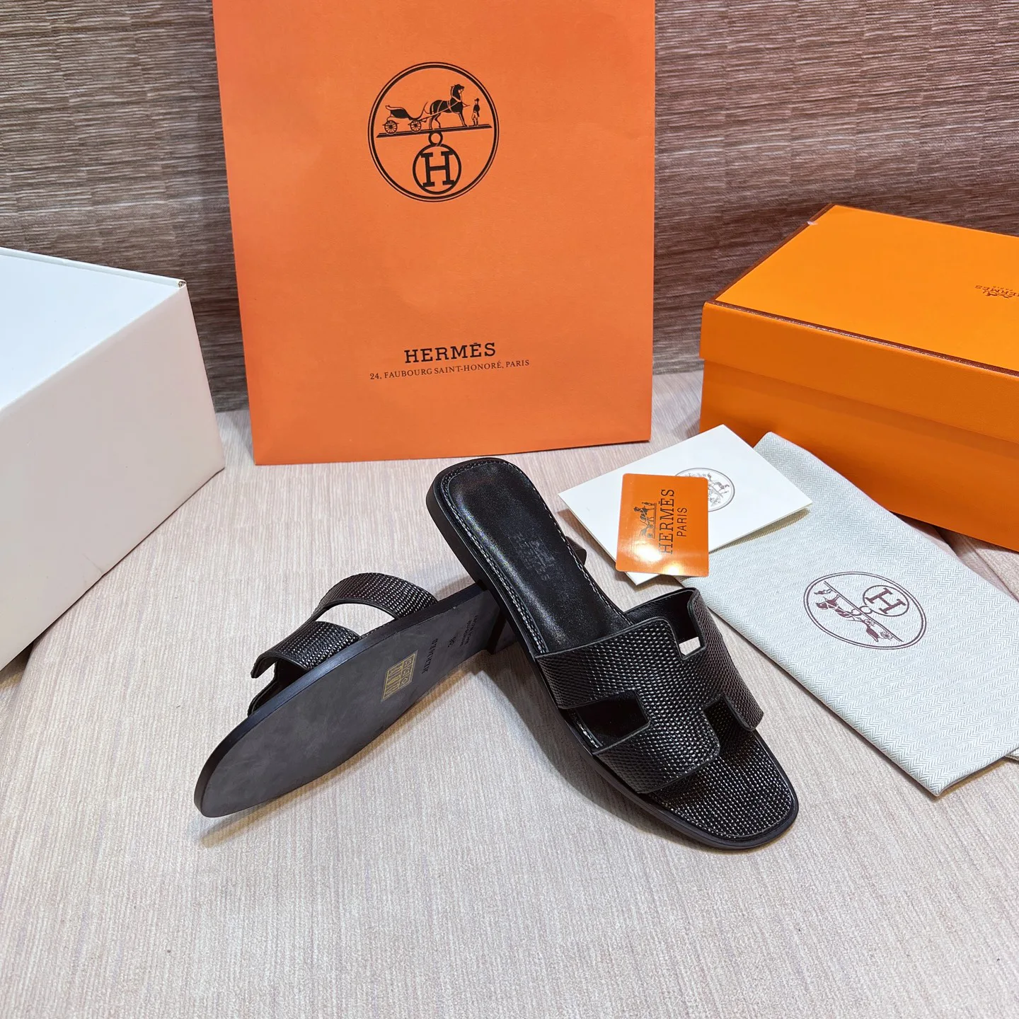 Шлепанцы Женские Hermes 25845