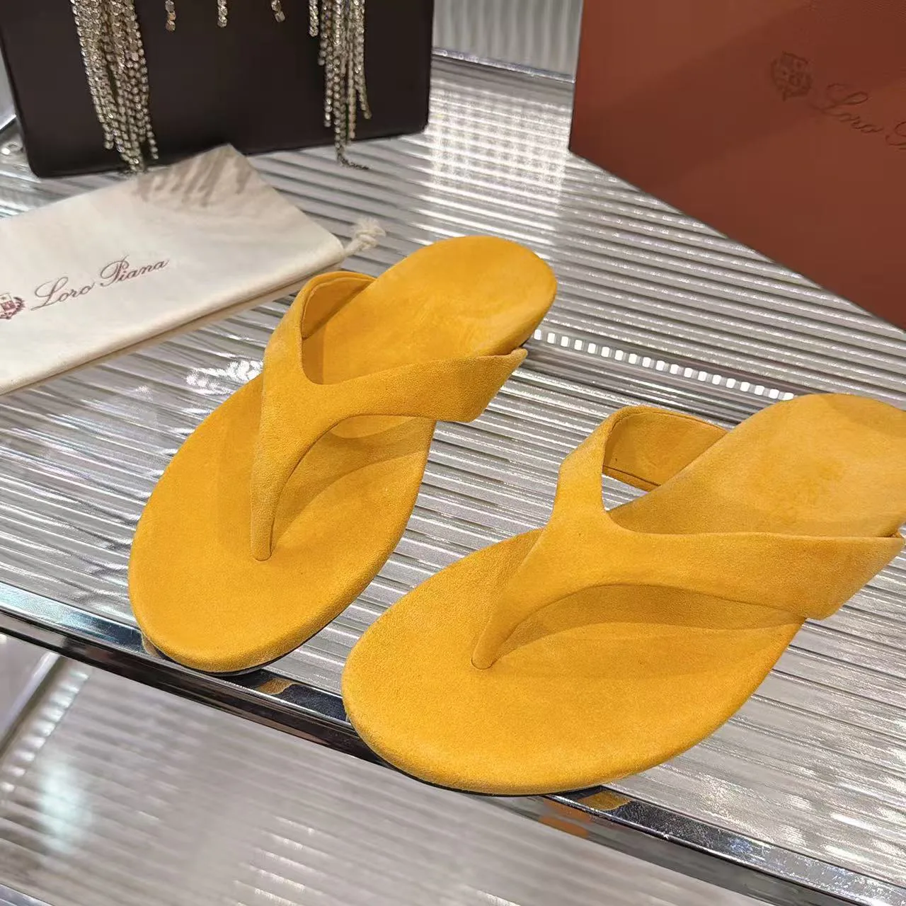 Шлепанцы Женские Loro Piana 17038181