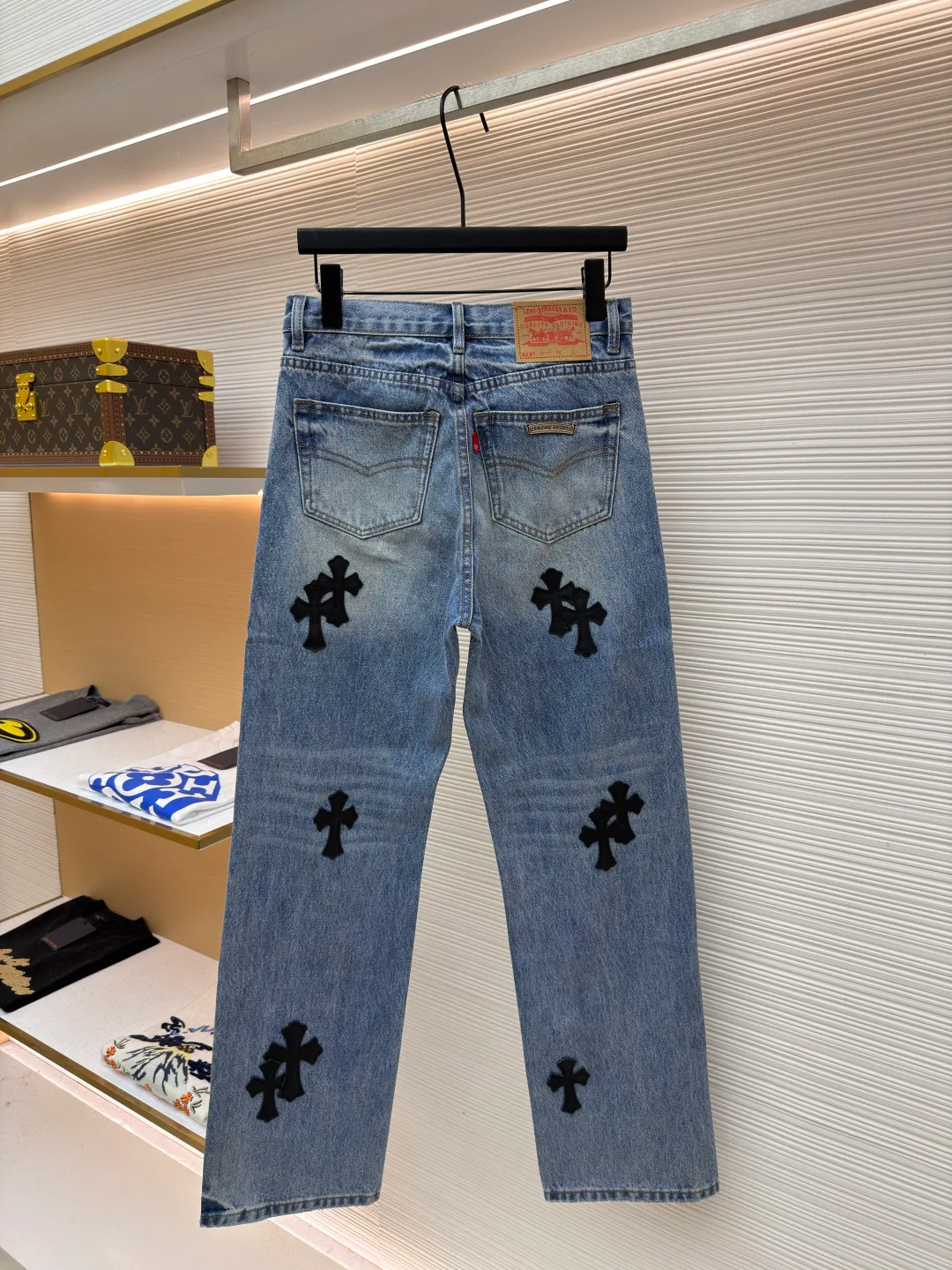 Джинсы Мужские Chrome Hearts 1566555