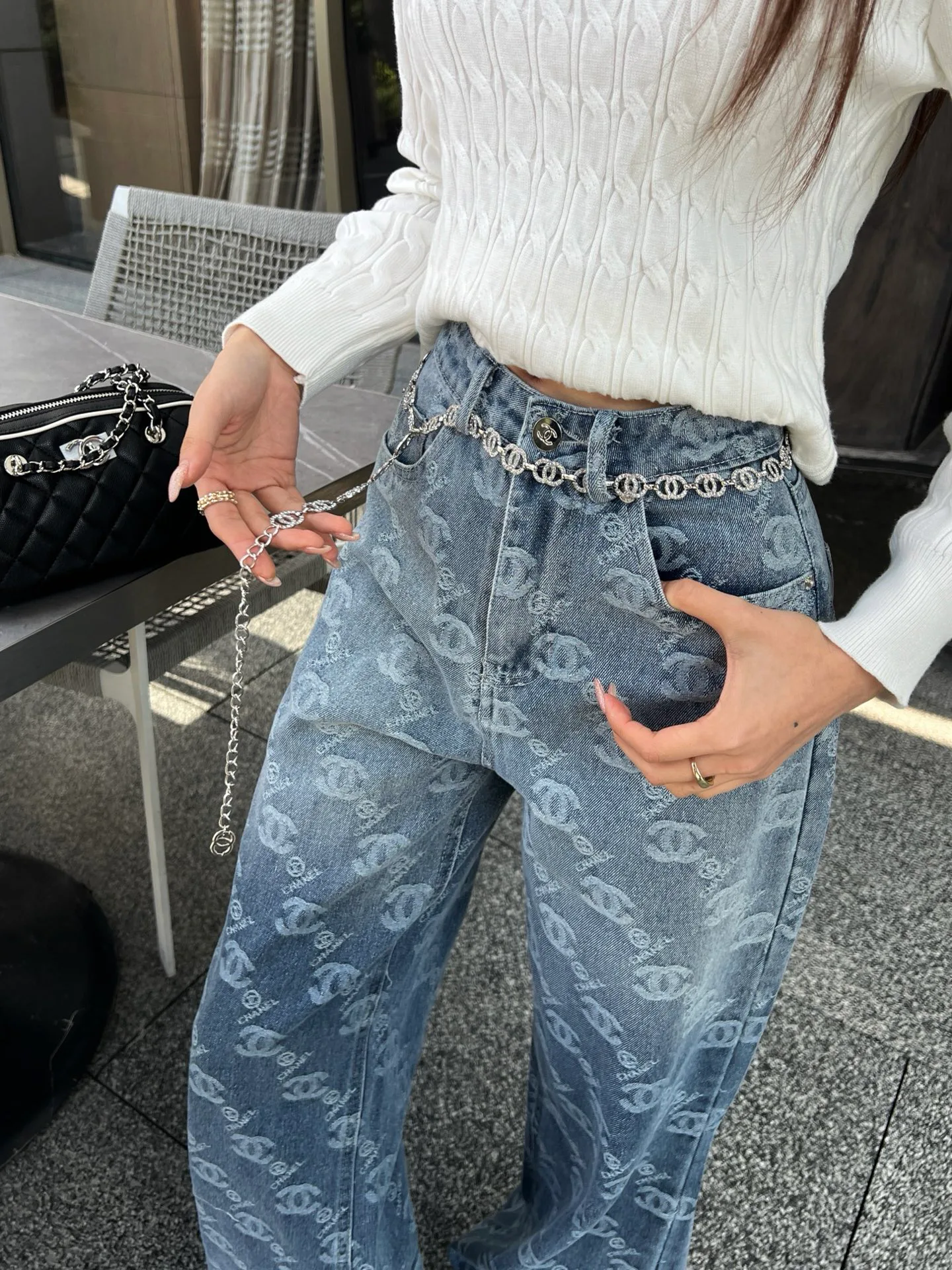 Джинсы Женские Chanel 1456259