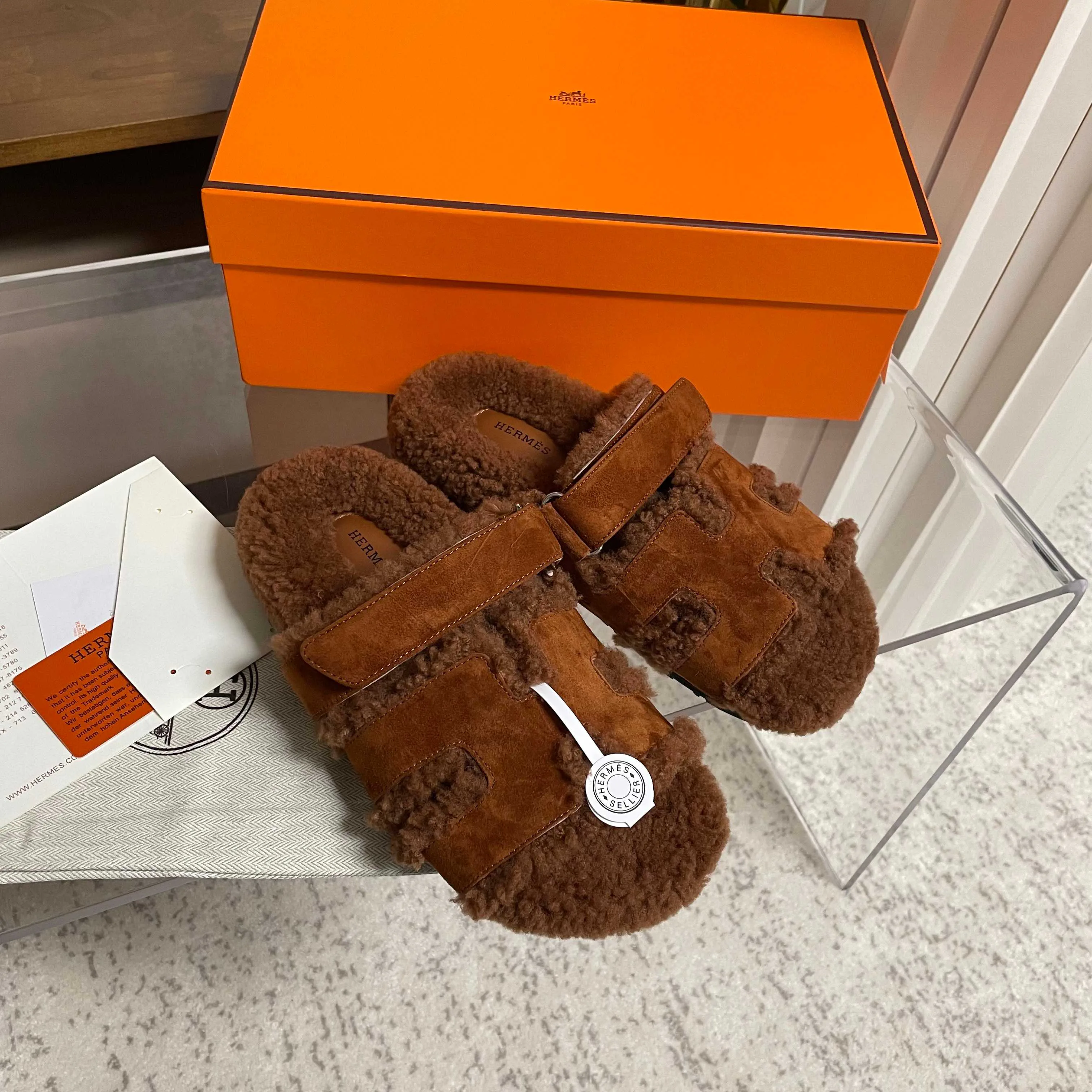 Тапочки Женские Hermes 18436072