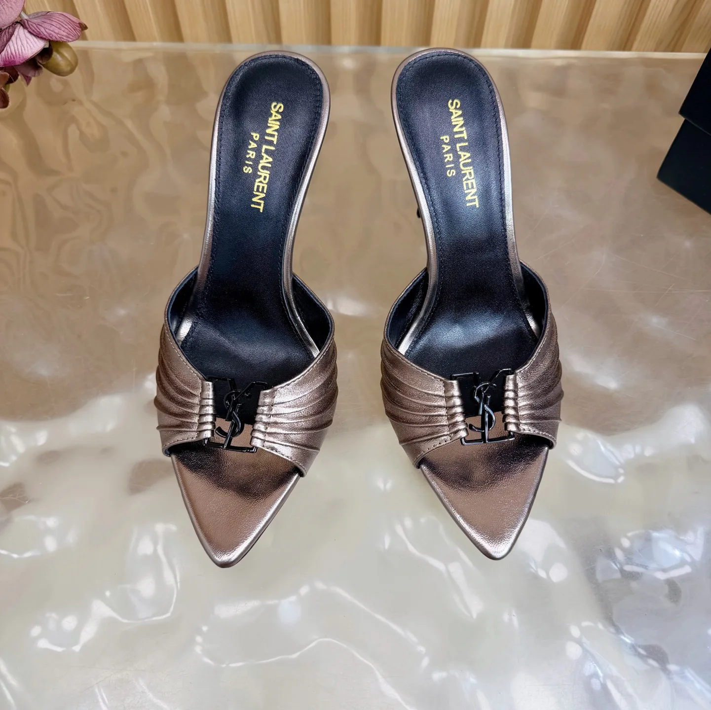 Босоножки Женские Saint Laurent 11660306