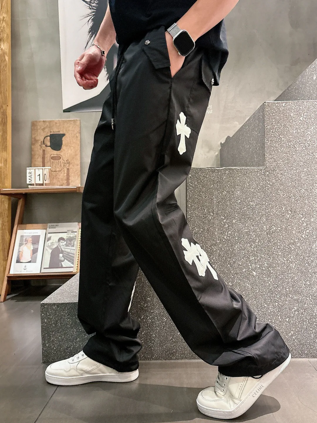 Брюки Мужские Chrome Hearts 14018029