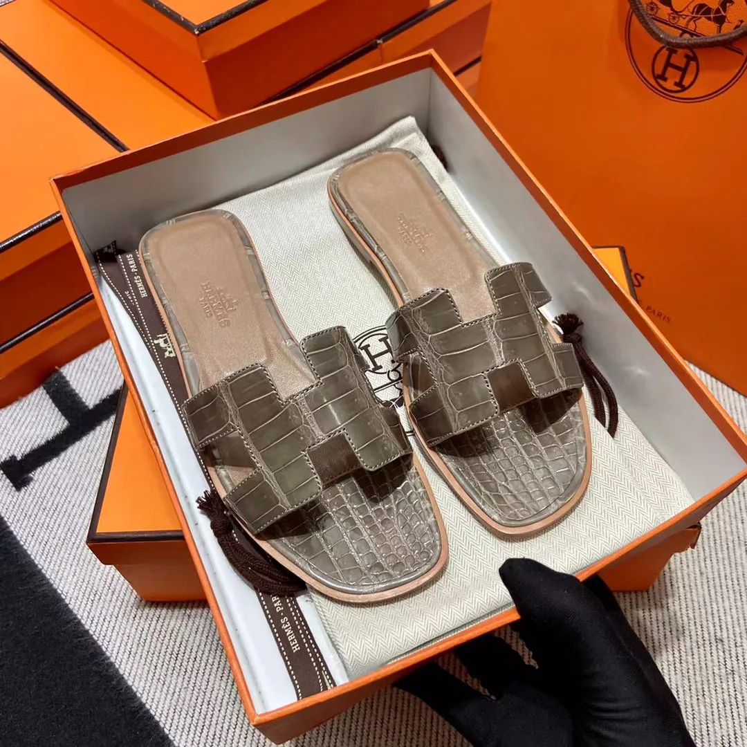 Шлепанцы Женские Hermes 4340615