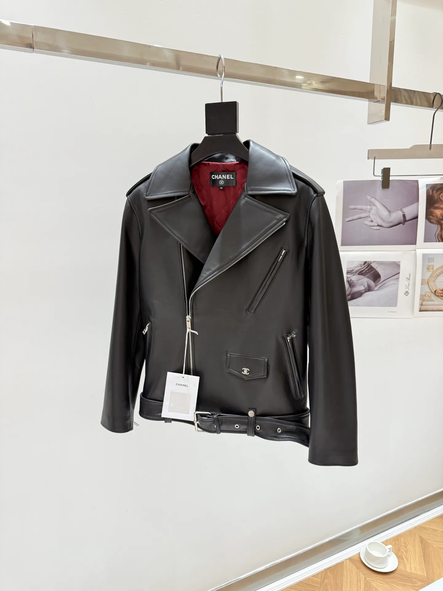 Кожаные Куртки И Дублёнки Женские Chanel 20140371