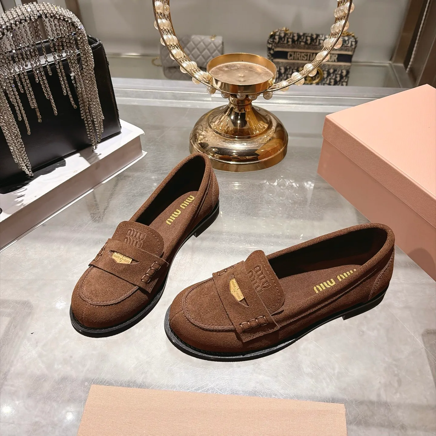 Лоферы И Мокасины Женские Miu Miu 19685802