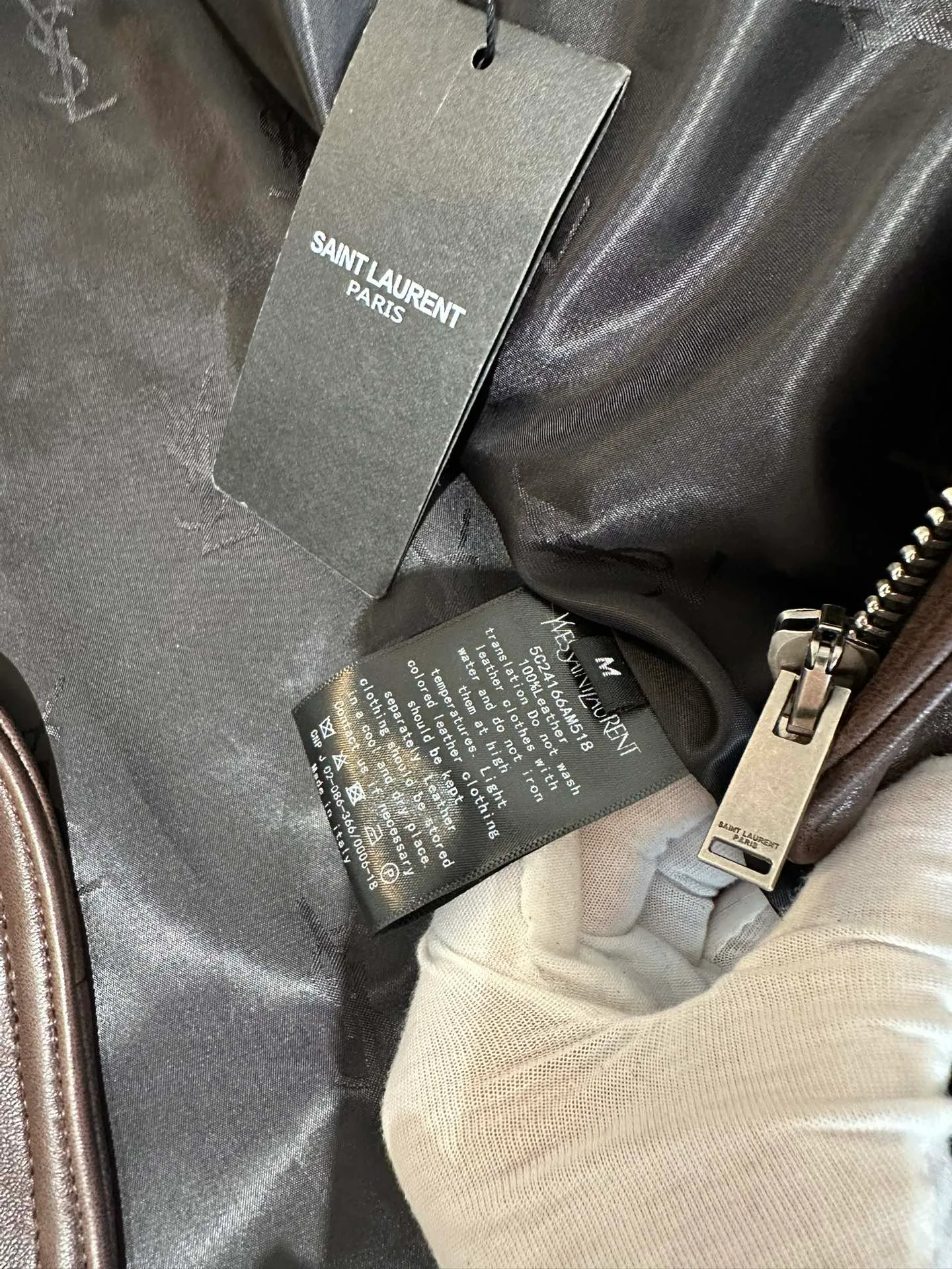 Кожаные Куртки И Дублёнки Женские Saint Laurent 11679706