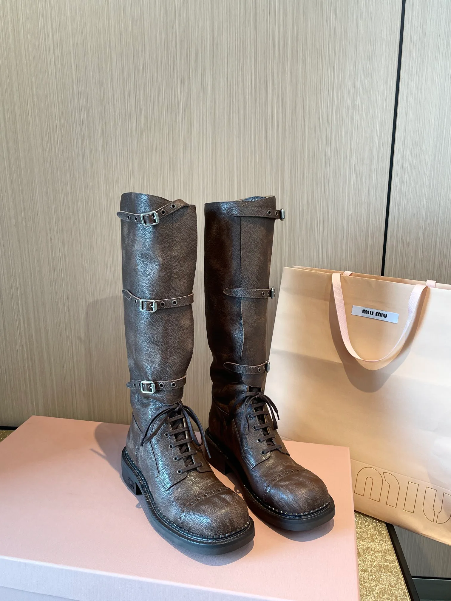 Сапоги Женские Miu Miu 407508