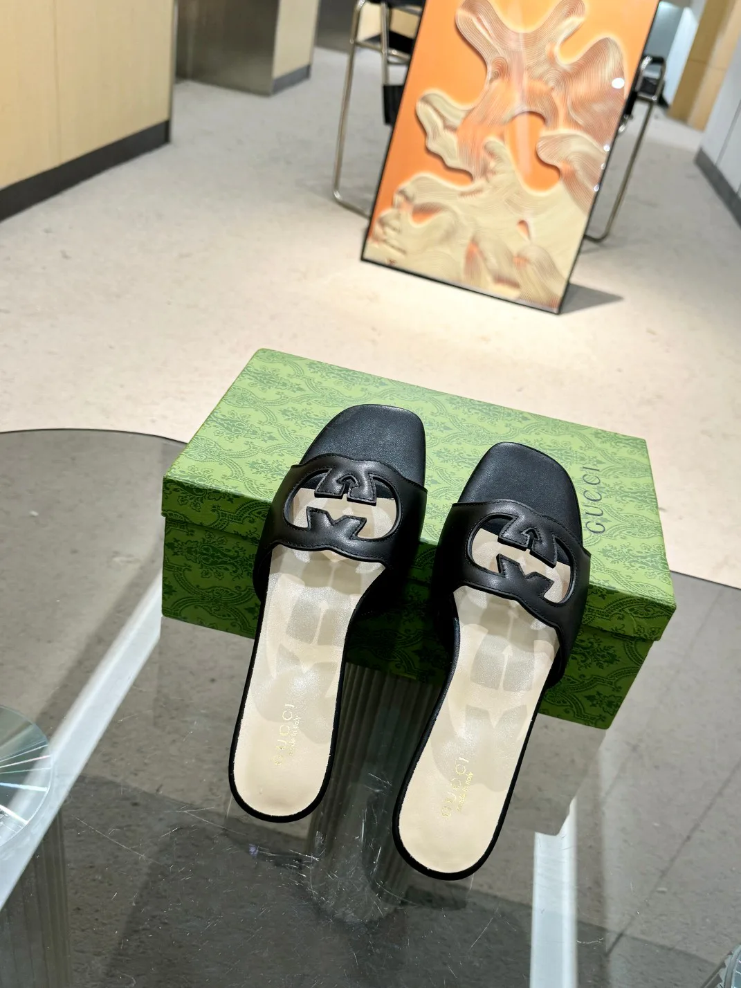 Шлепанцы Женские Gucci 11890963