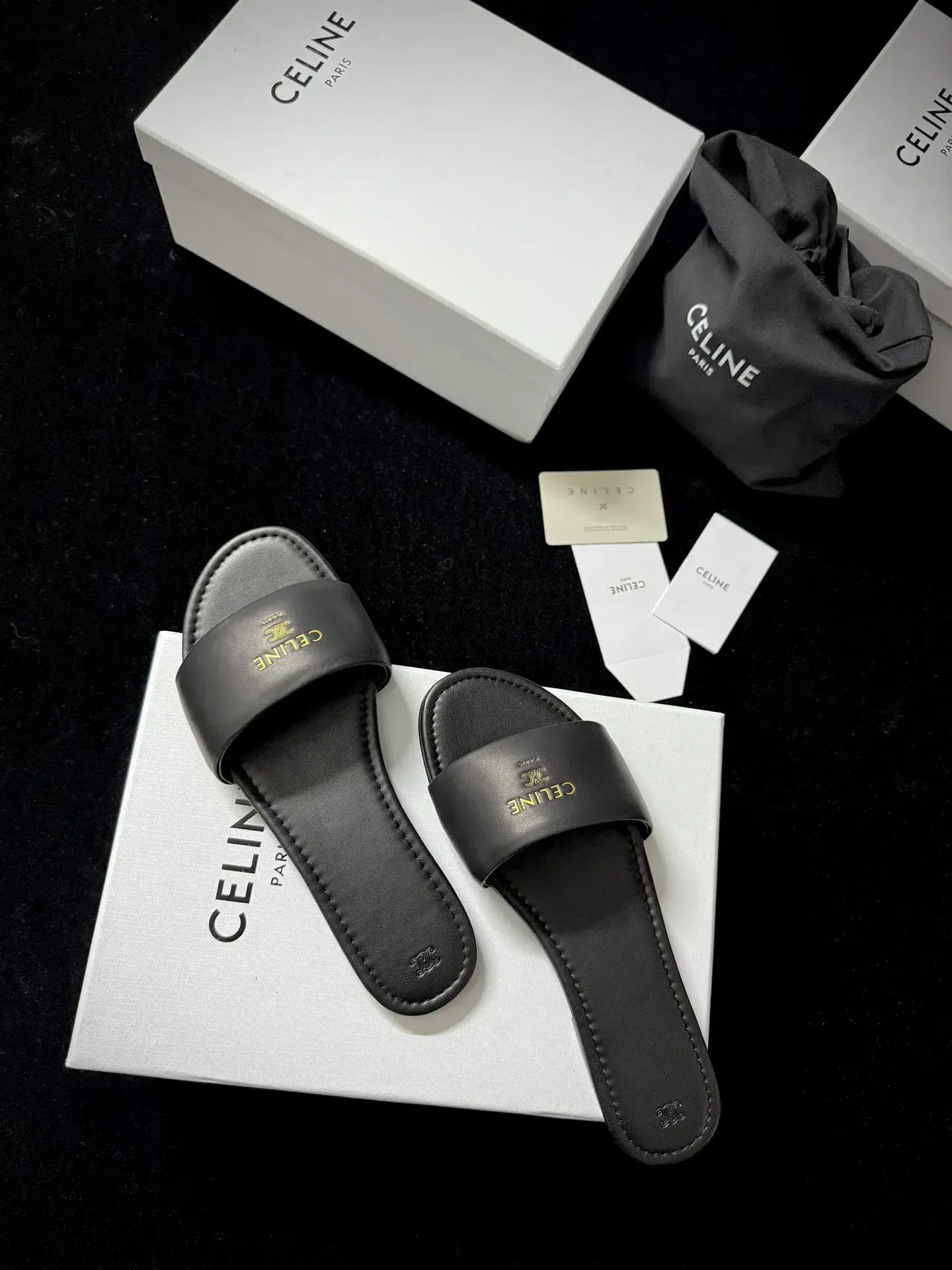 Шлепанцы Женские Celine 4433675
