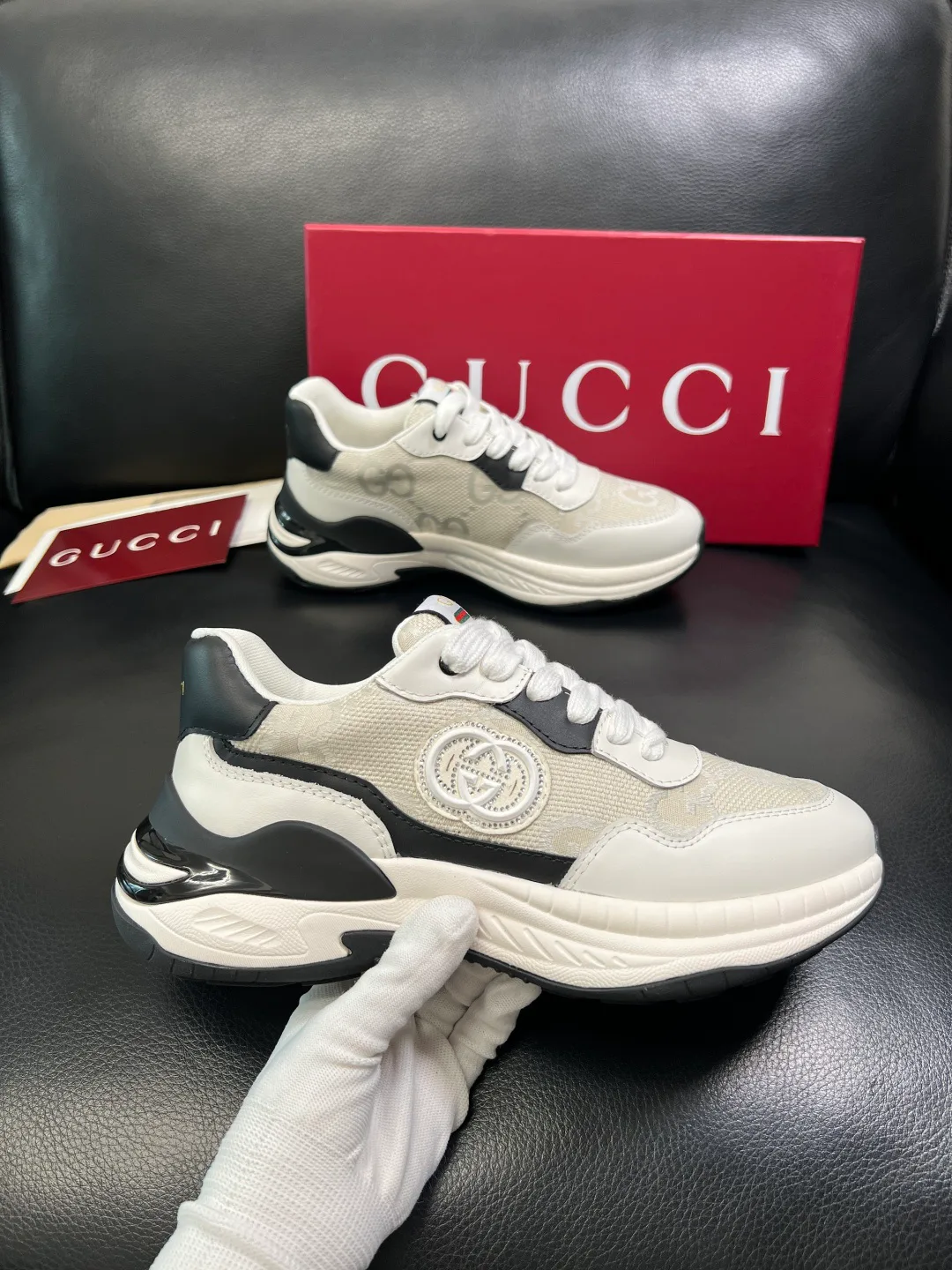 Кроссовки Мужские Gucci 982809